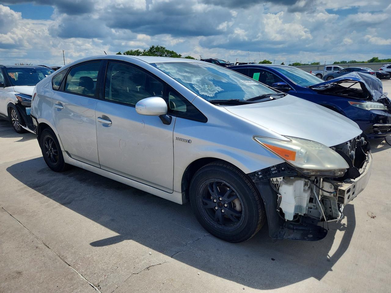 2013 Toyota Prius Two Silver vin: JTDKN3DUXD5595666