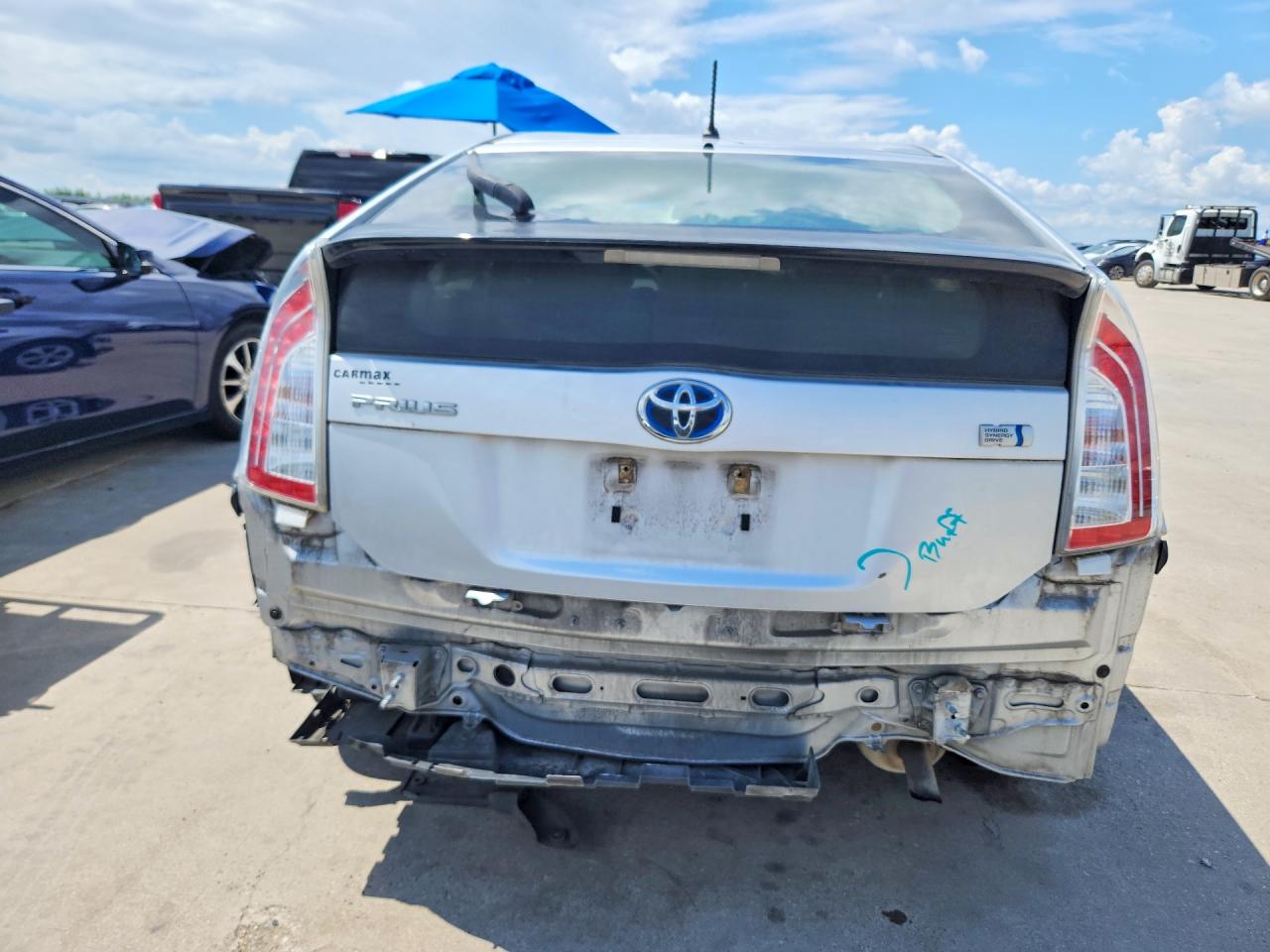 2013 Toyota Prius Two Silver vin: JTDKN3DUXD5595666