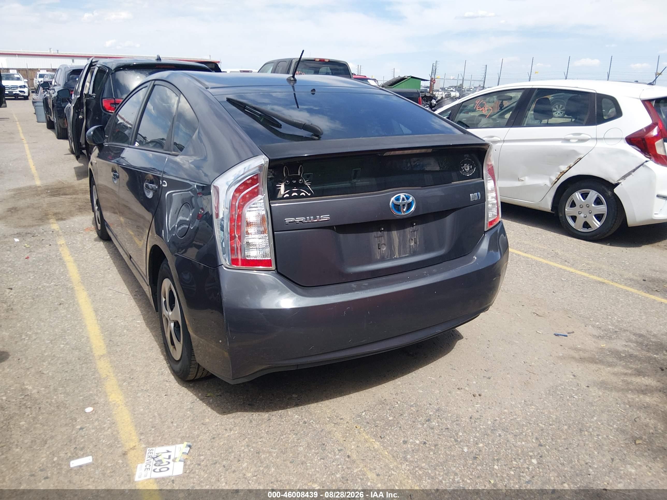 2013 Toyota Prius Two Black vin: JTDKN3DUXD5600641