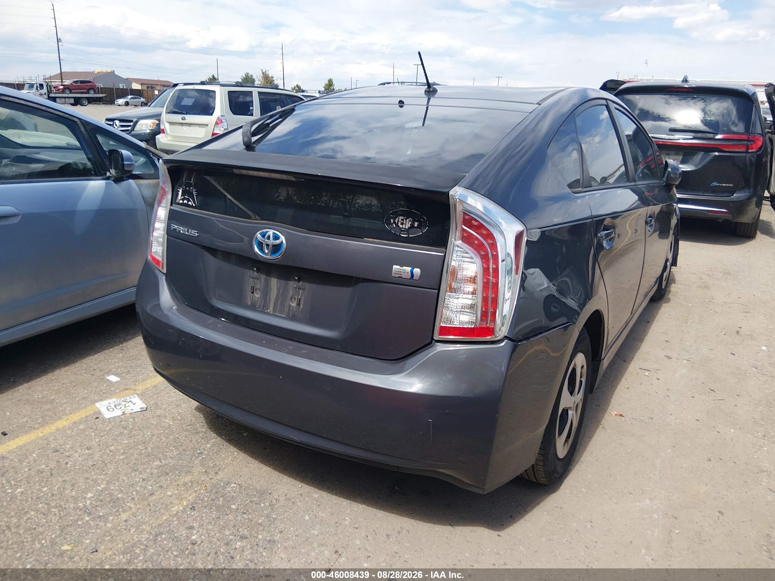 2013 Toyota Prius Two Black vin: JTDKN3DUXD5600641