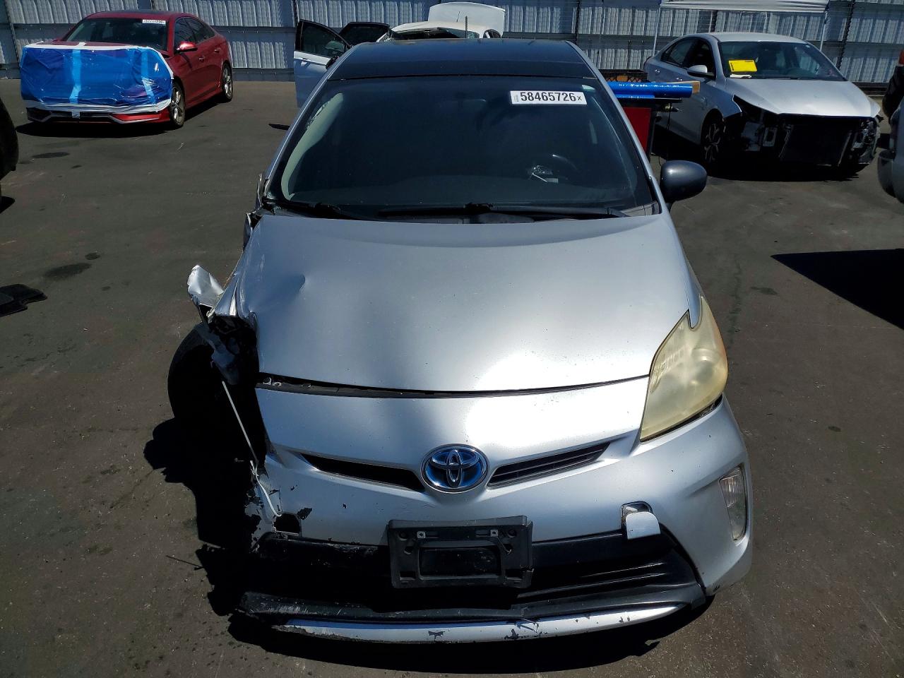 2013 Toyota Prius Three Серебряный vin: JTDKN3DUXD5610487