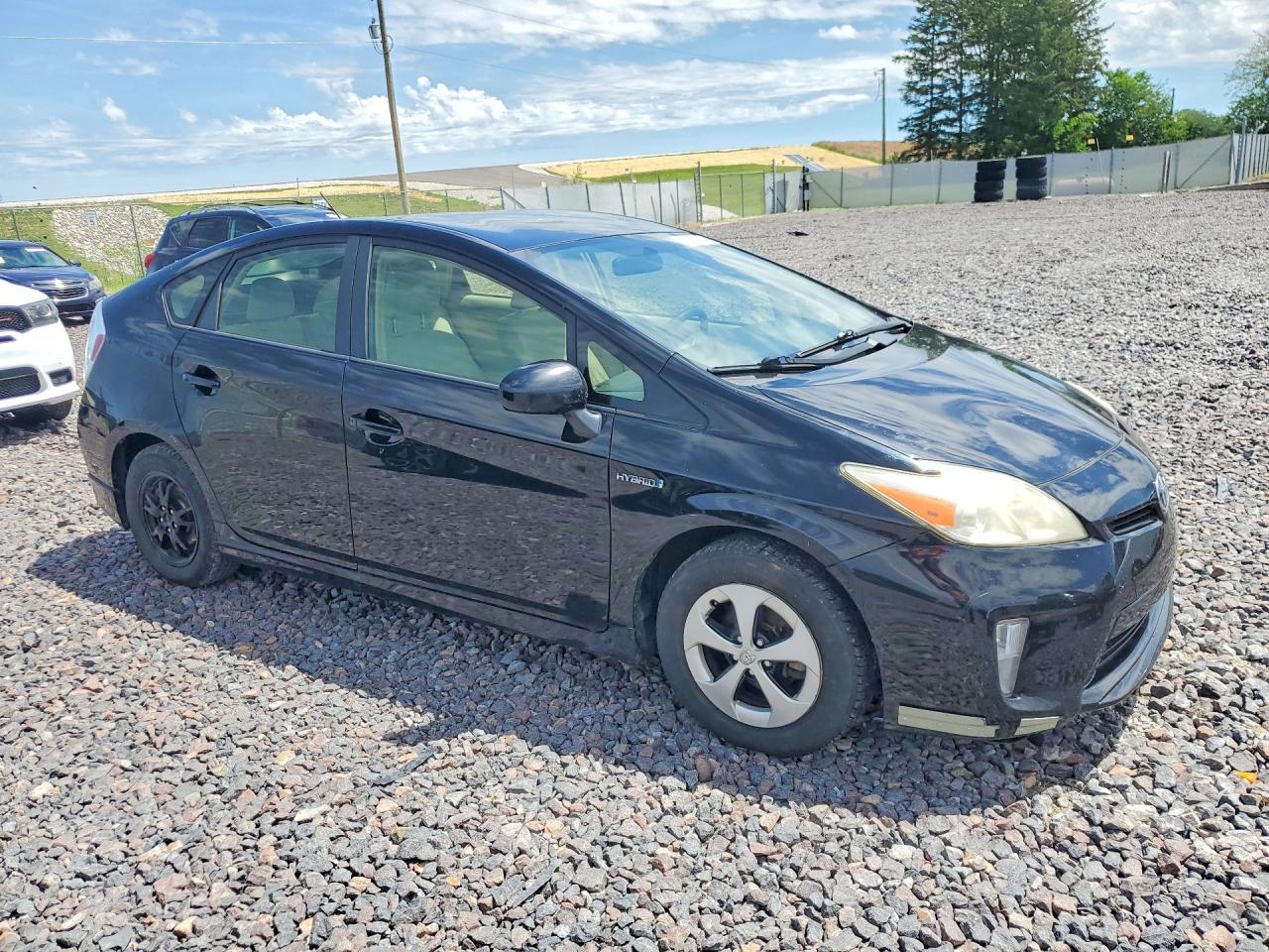 2013 Toyota Prius Two Черный vin: JTDKN3DUXD5626981