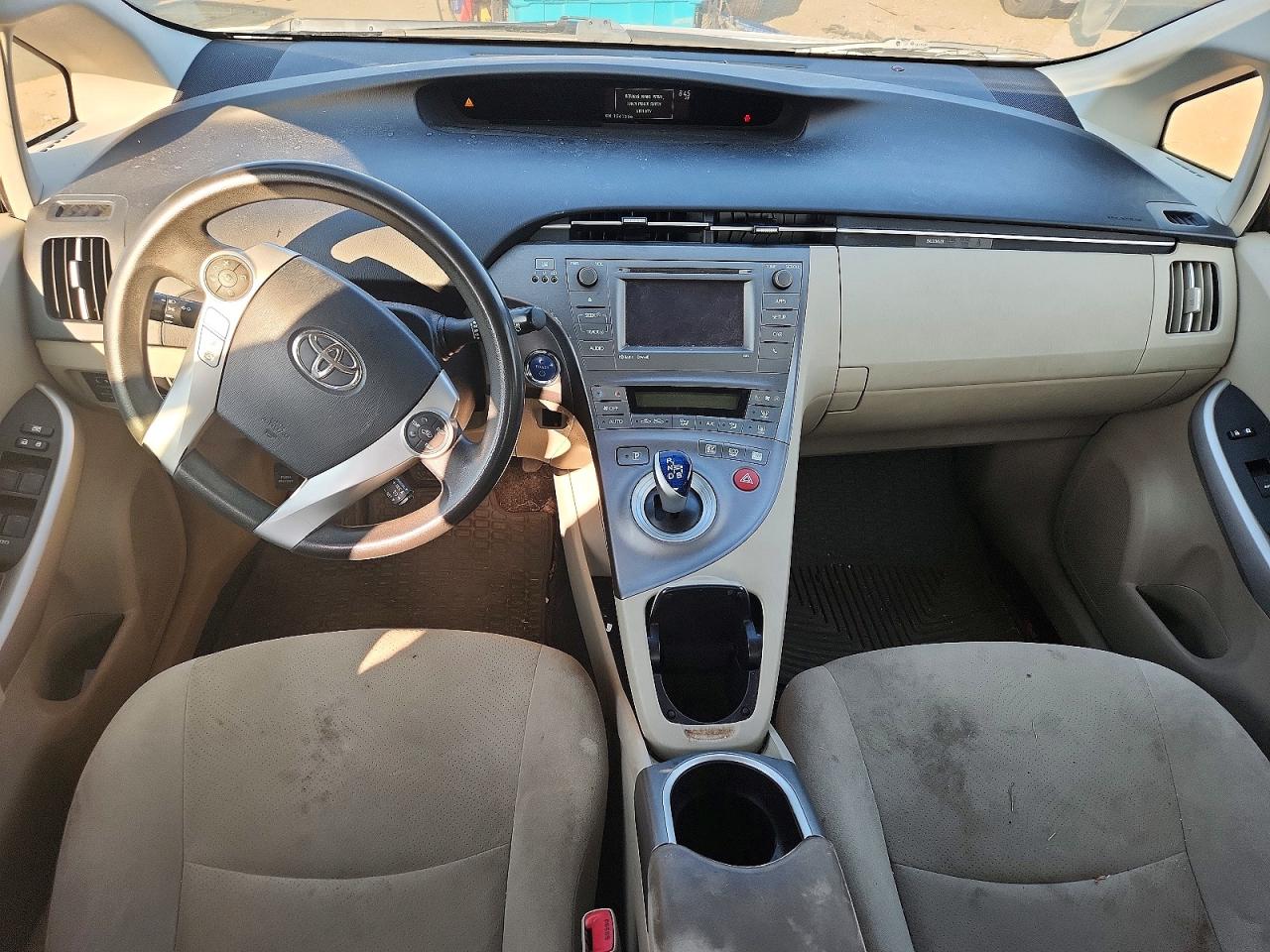 2013 Toyota Prius Three White vin: JTDKN3DUXD5629332