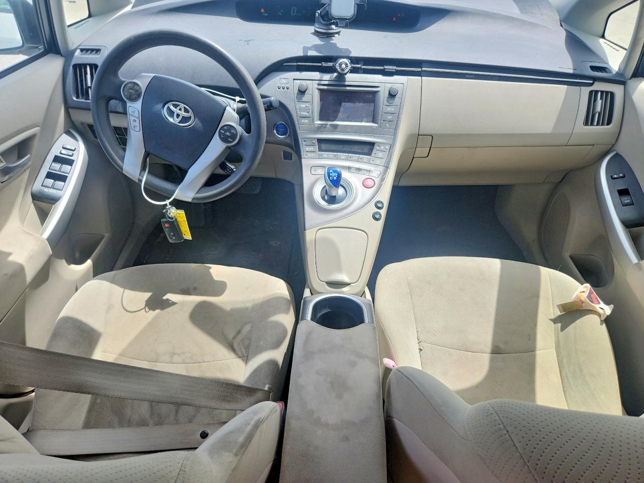 2013 Toyota Prius Three White vin: JTDKN3DUXD5637754