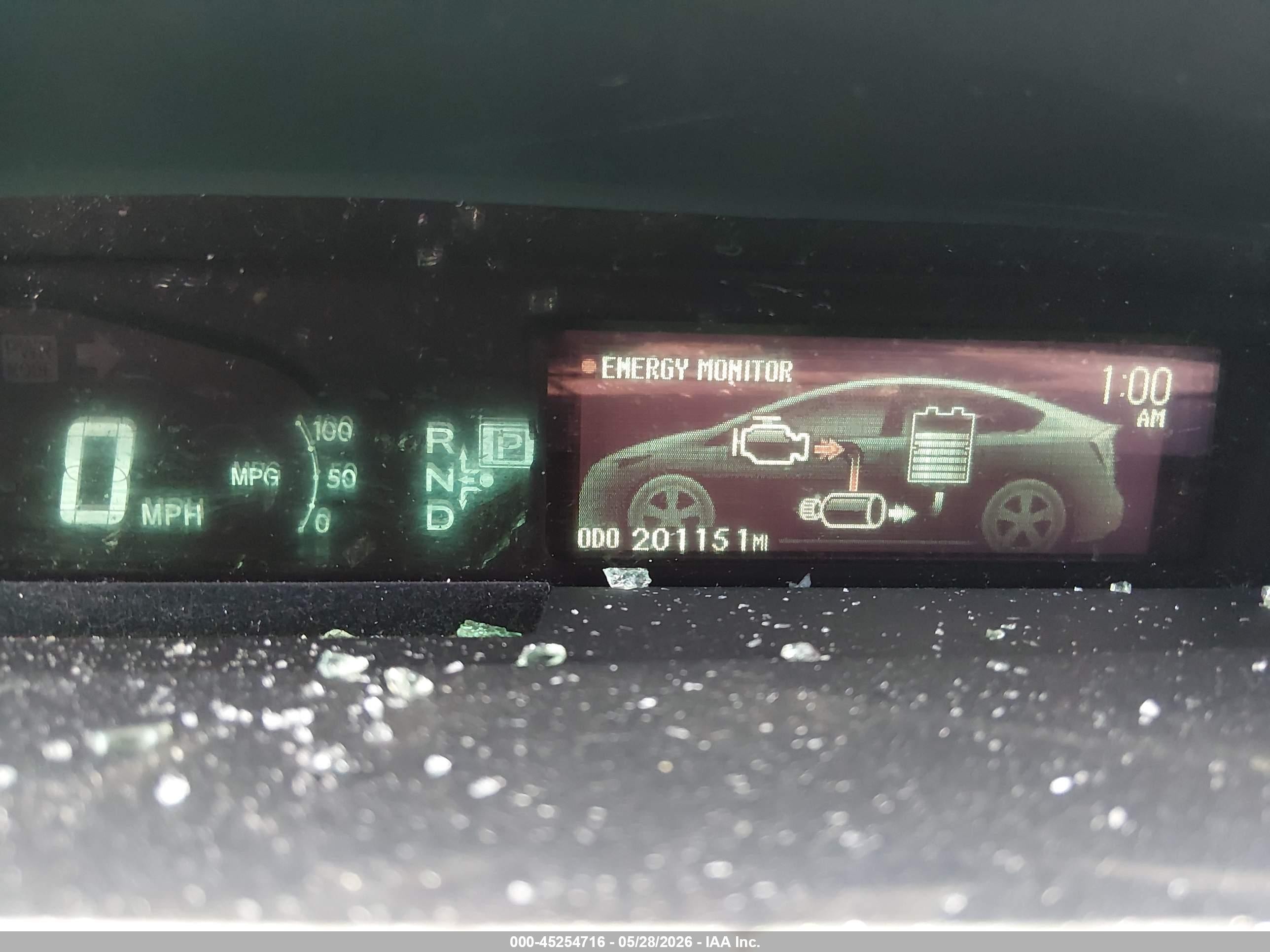 2013 Toyota Prius Two Белый vin: JTDKN3DUXD5651752