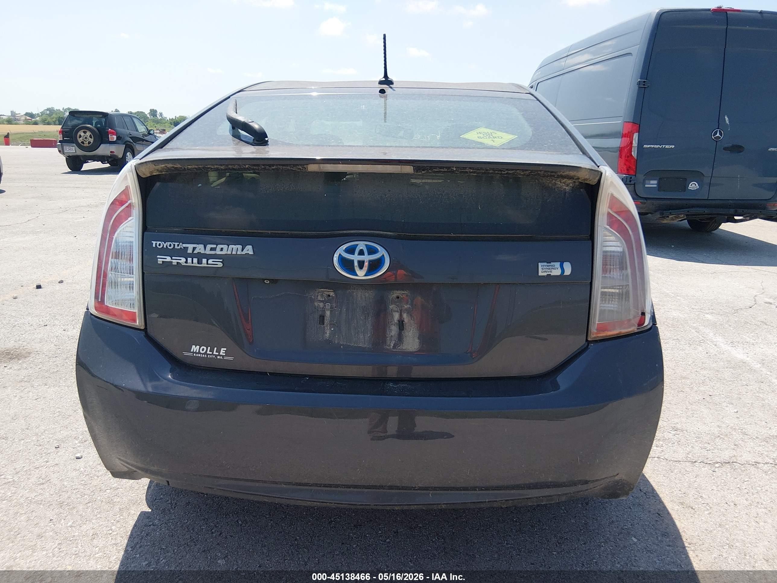 2013 Toyota Prius Four Blue vin: JTDKN3DUXD5681009