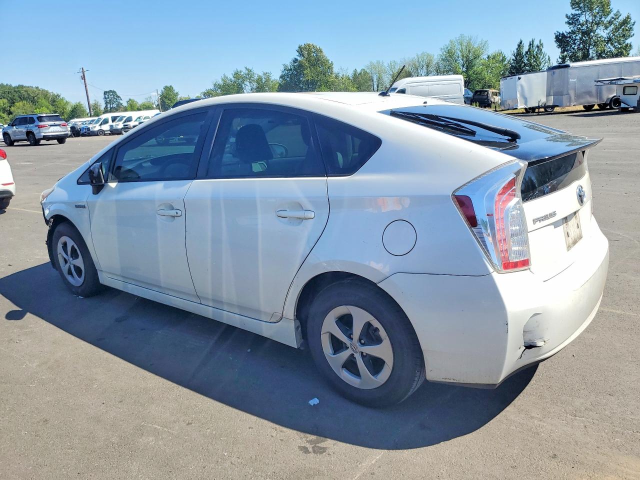 2013 Toyota Prius Two Белый vin: JTDKN3DUXD5684251