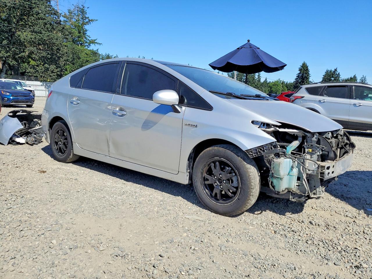 2013 Toyota Prius Four Silver vin: JTDKN3DUXD5685545