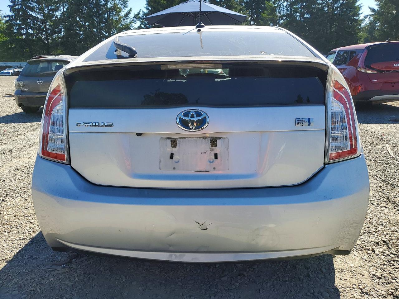 2013 Toyota Prius Four Silver vin: JTDKN3DUXD5685545