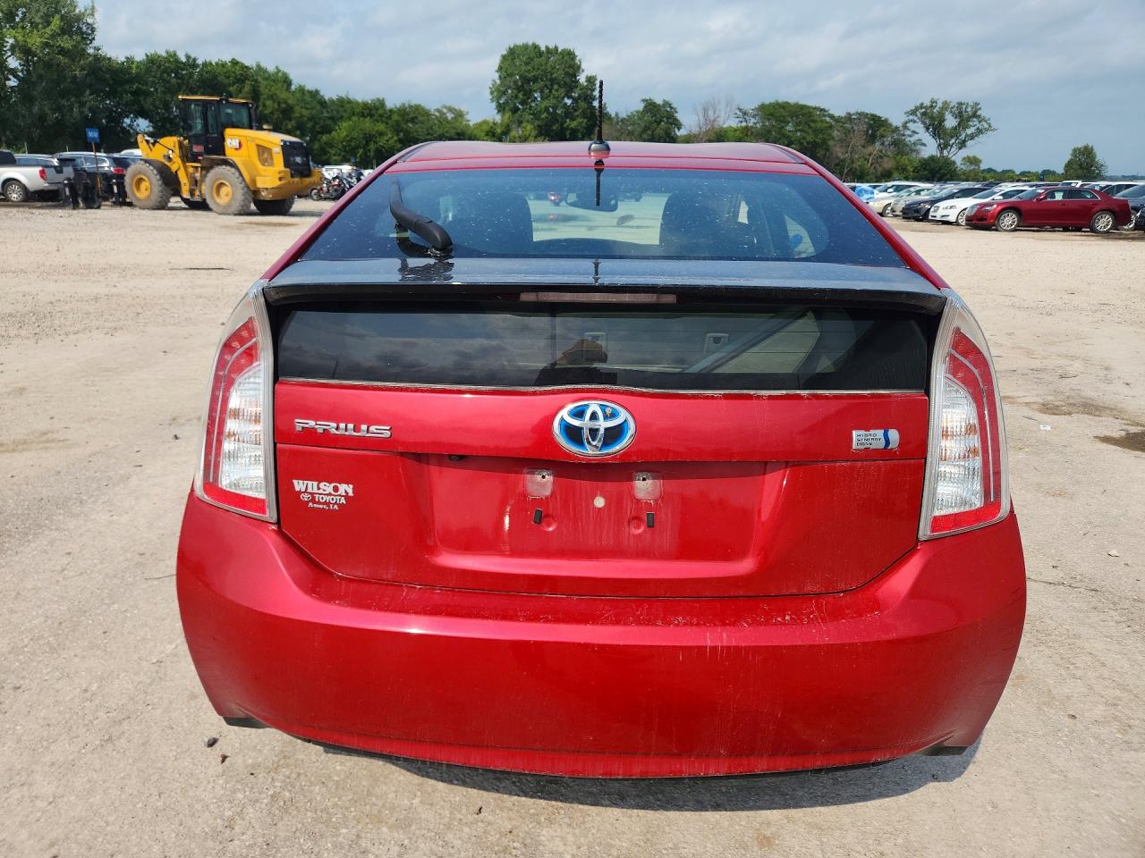 2014 Toyota Prius Four Red vin: JTDKN3DUXE0359551