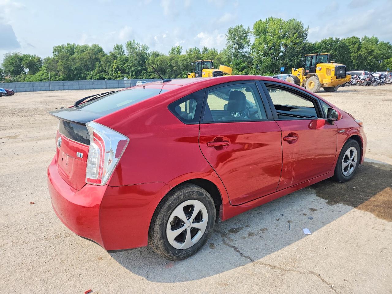 2014 Toyota Prius Four Red vin: JTDKN3DUXE0359551