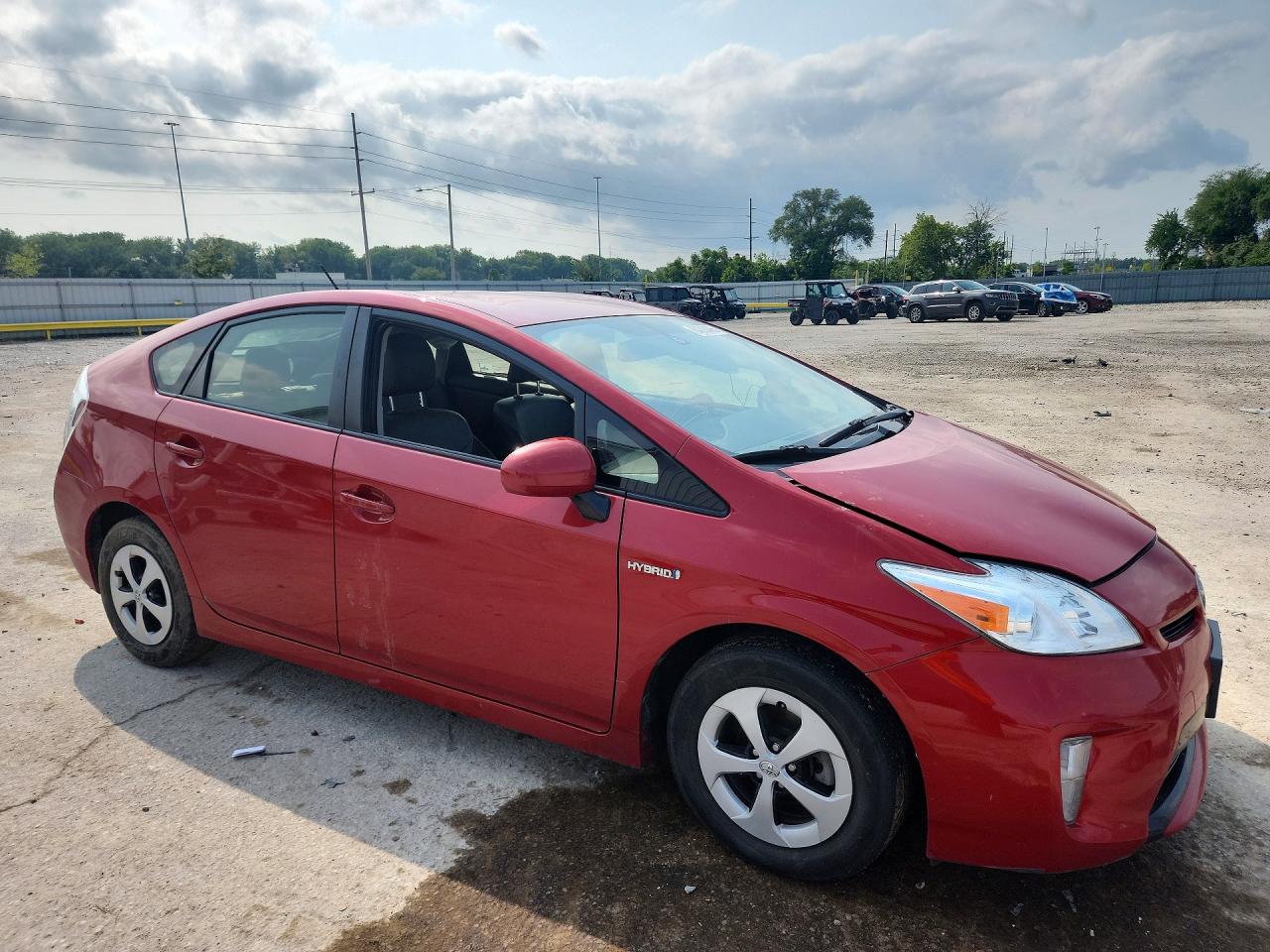 2014 Toyota Prius Four Red vin: JTDKN3DUXE0359551