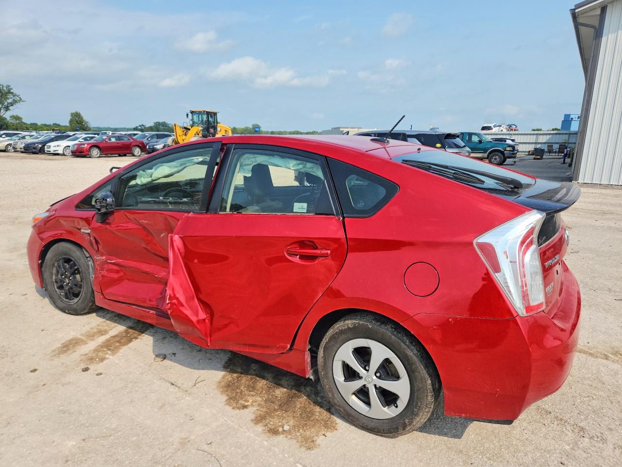 2014 Toyota Prius Four Red vin: JTDKN3DUXE0359551