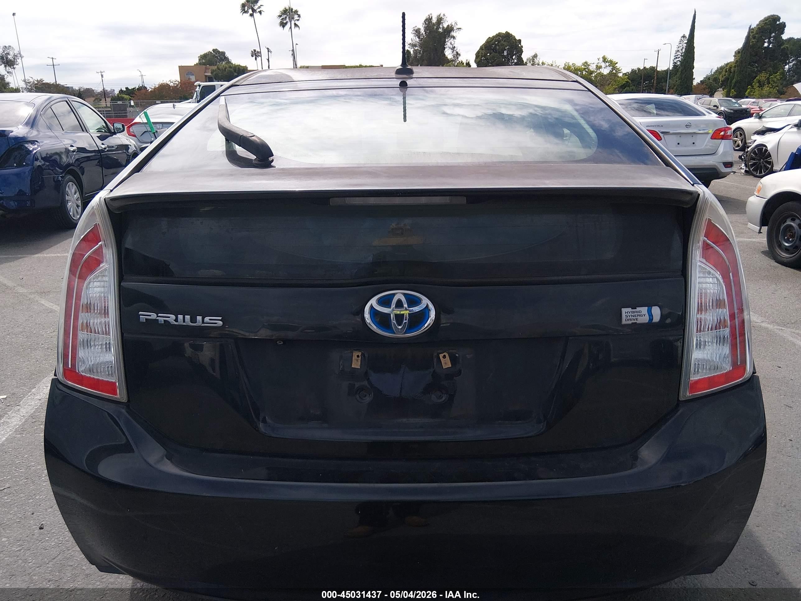 2014 Toyota Prius Three Black vin: JTDKN3DUXE0360148