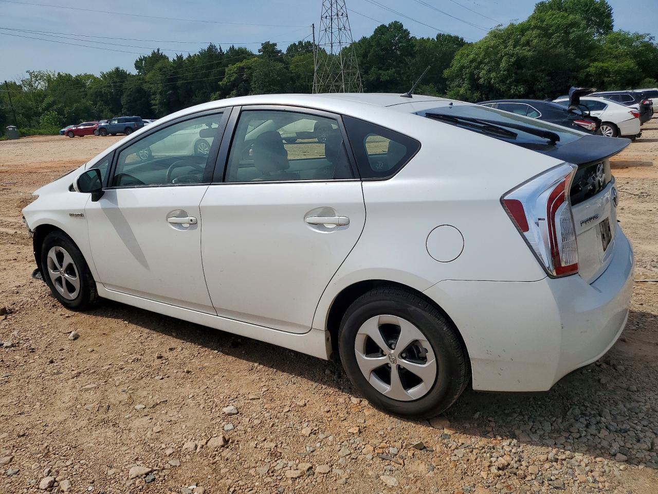 2014 Toyota Prius Two White vin: JTDKN3DUXE0360375