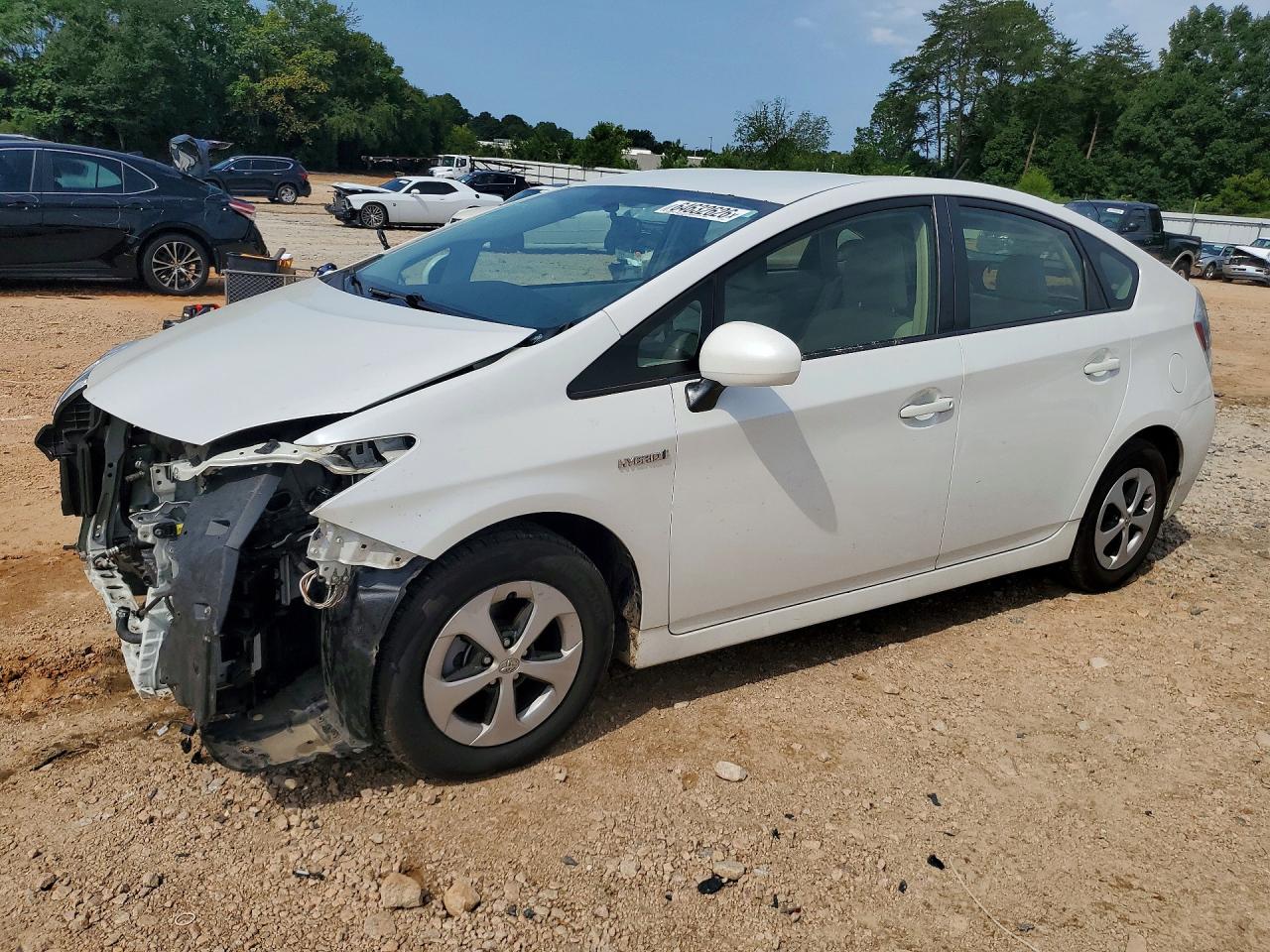 2014 Toyota Prius Two White vin: JTDKN3DUXE0360375