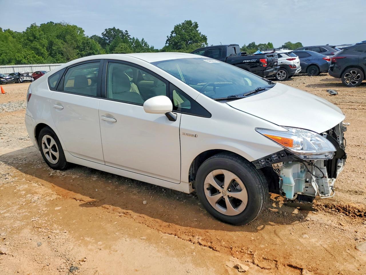 2014 Toyota Prius Two White vin: JTDKN3DUXE0360375