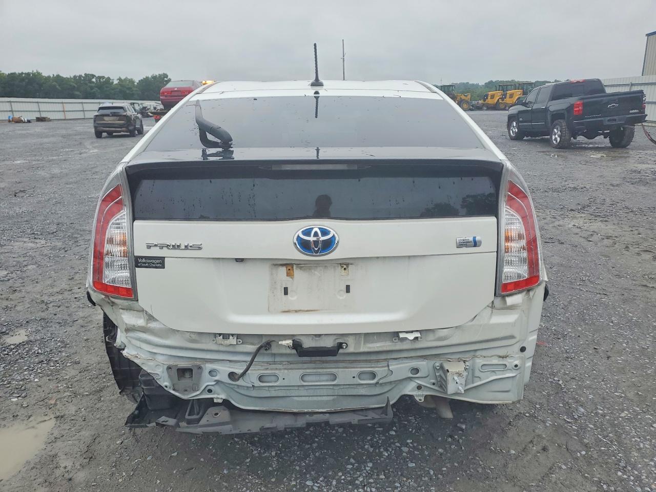 2014 Toyota Prius Four White vin: JTDKN3DUXE1749060