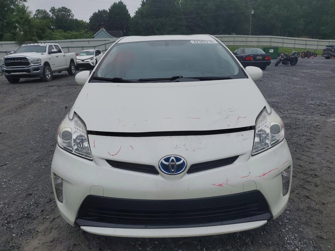2014 Toyota Prius Four White vin: JTDKN3DUXE1749060