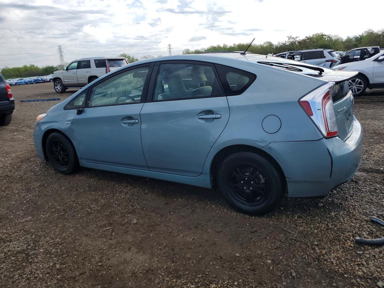2014 Toyota Prius Two Blue vin: JTDKN3DUXE1762861
