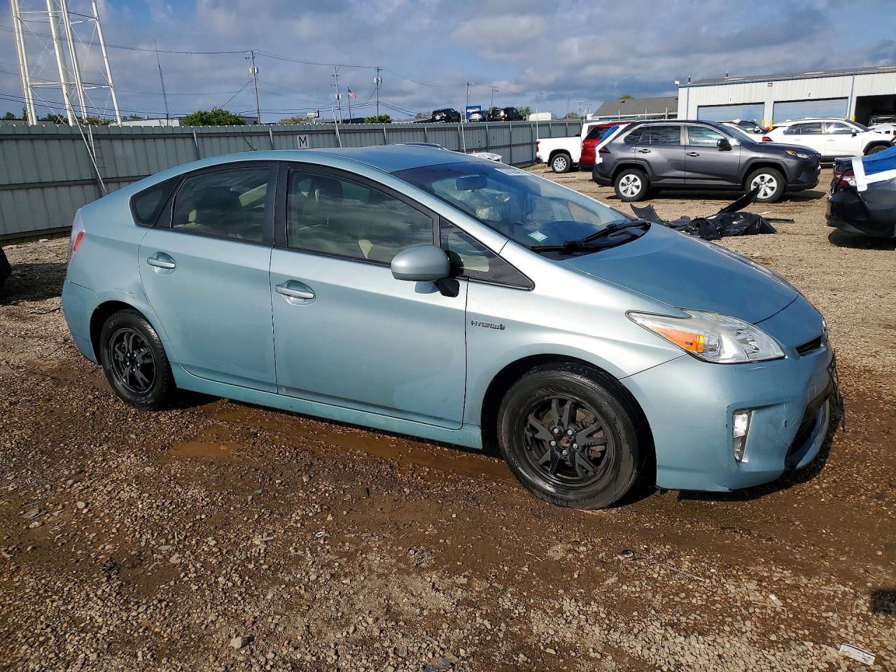 2014 Toyota Prius Two Blue vin: JTDKN3DUXE1762861