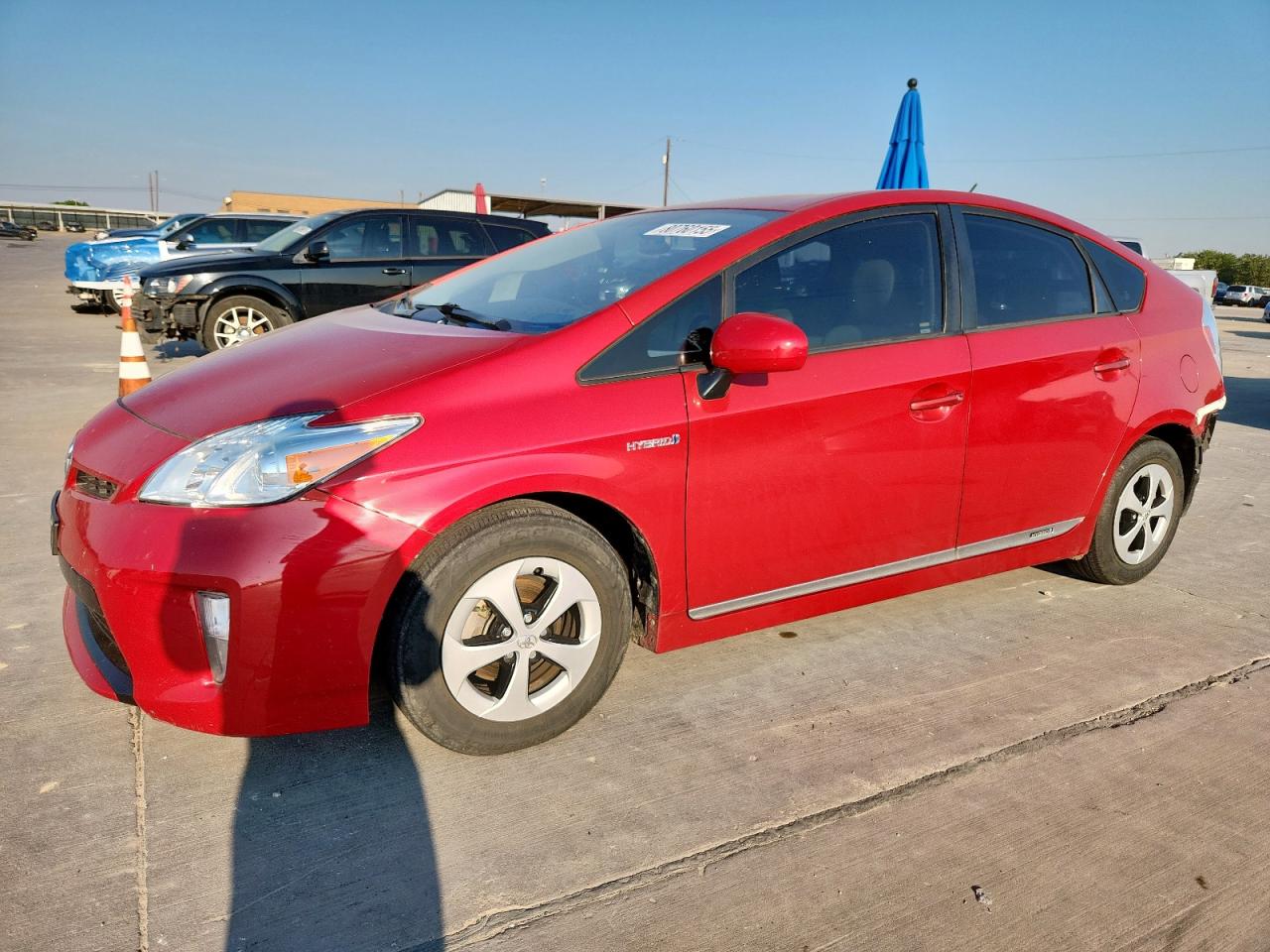 2014 Toyota Prius Hyb Красный vin: JTDKN3DUXE1772015