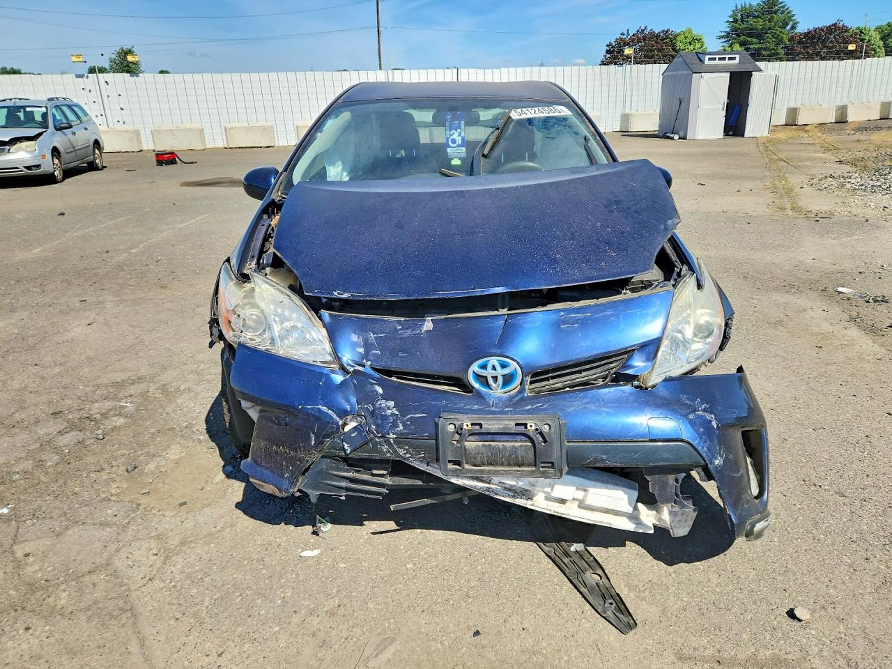 2014 Toyota Prius Two Blue vin: JTDKN3DUXE1793401