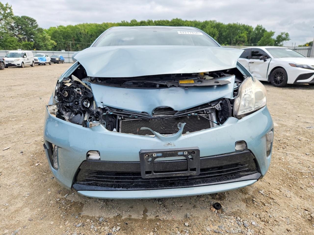 2014 Toyota Prius Two Зеленый vin: JTDKN3DUXE1817602