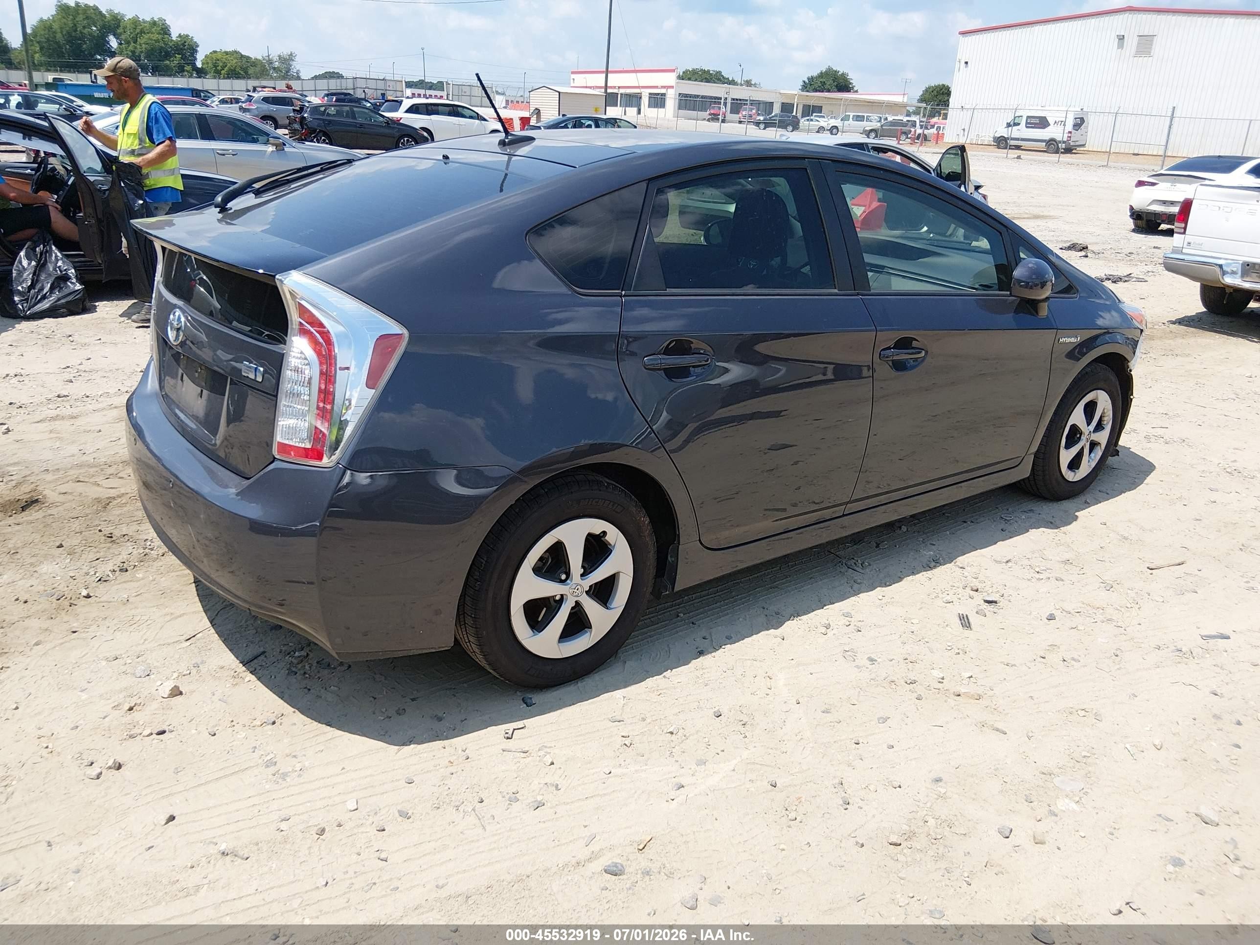 2014 Toyota Prius Four Серый vin: JTDKN3DUXE1823934