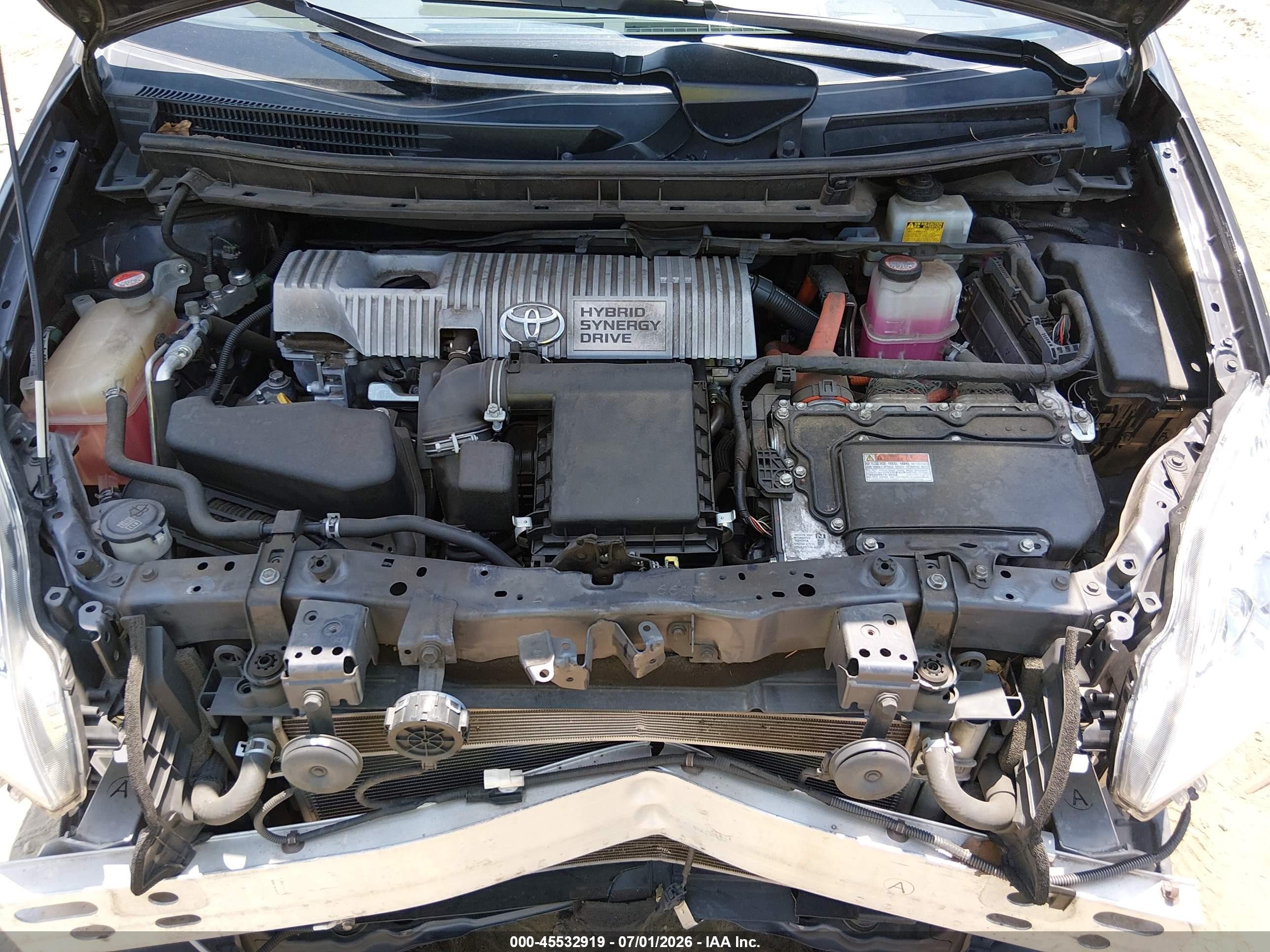 2014 Toyota Prius Four Серый vin: JTDKN3DUXE1823934