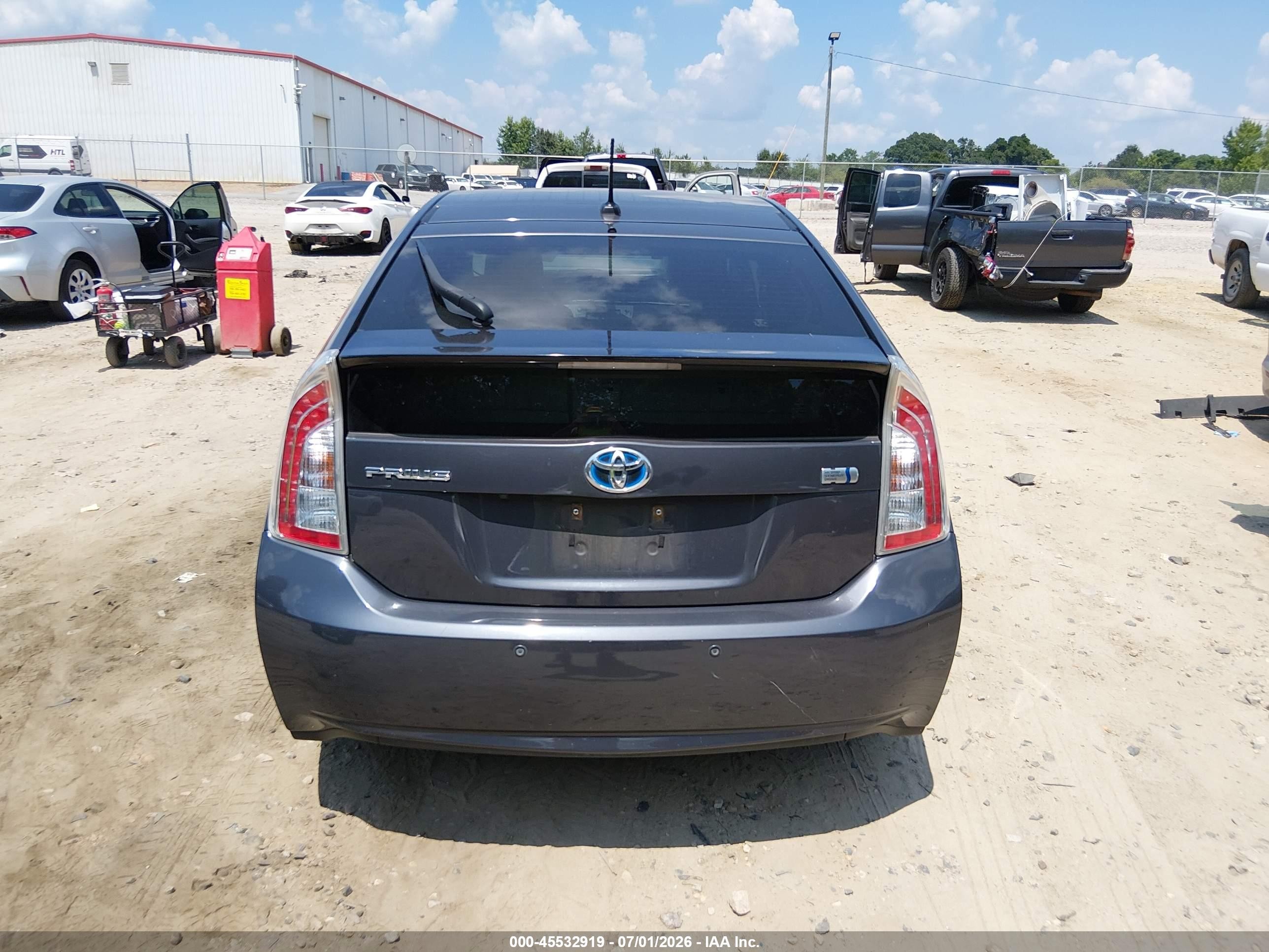 2014 Toyota Prius Four Серый vin: JTDKN3DUXE1823934