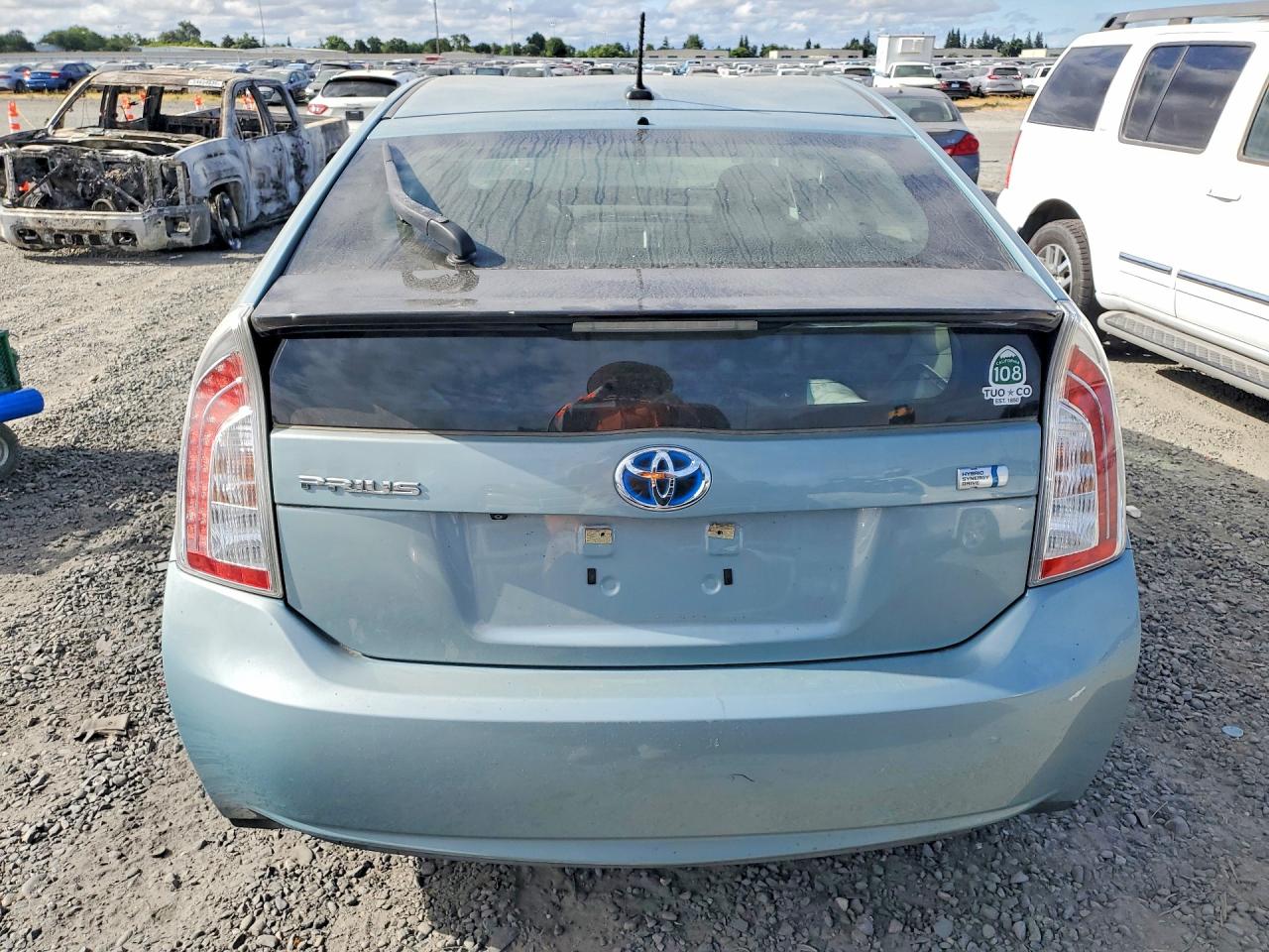 2014 Toyota Prius Four Turquoise vin: JTDKN3DUXE1861941