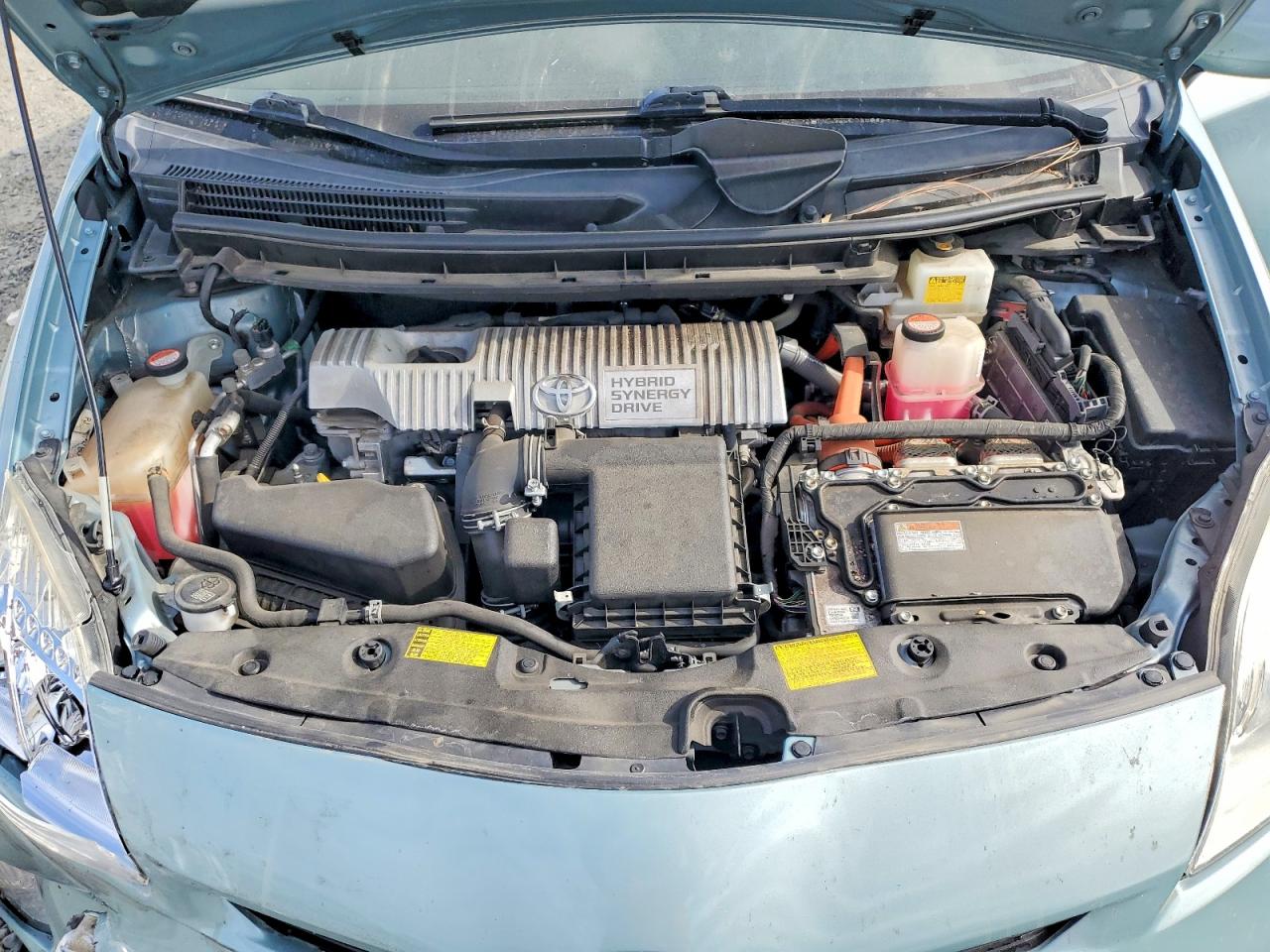 2014 Toyota Prius Four Turquoise vin: JTDKN3DUXE1861941