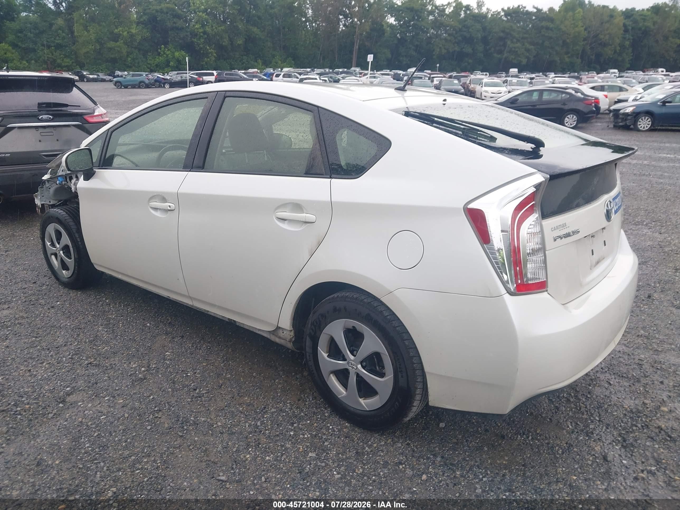 2015 Toyota Prius Two White vin: JTDKN3DUXF0395046