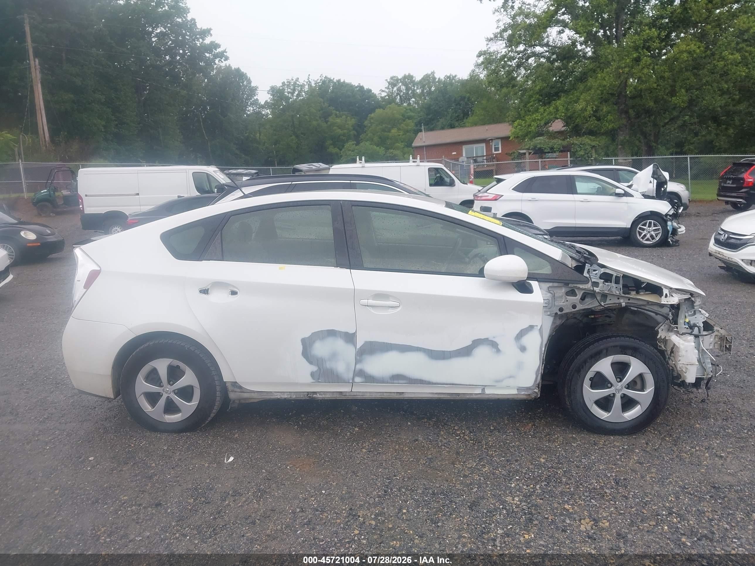 2015 Toyota Prius Two White vin: JTDKN3DUXF0395046