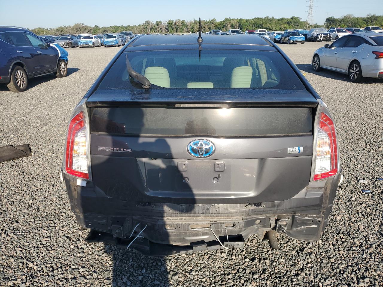 2015 Toyota Prius Two Gray vin: JTDKN3DUXF0397394