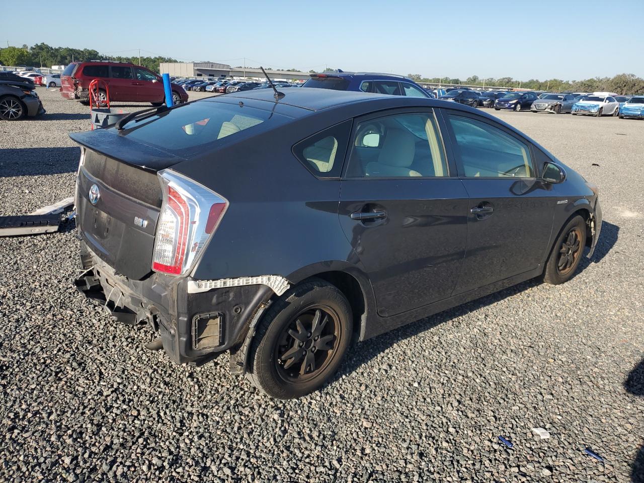 2015 Toyota Prius Two Gray vin: JTDKN3DUXF0397394