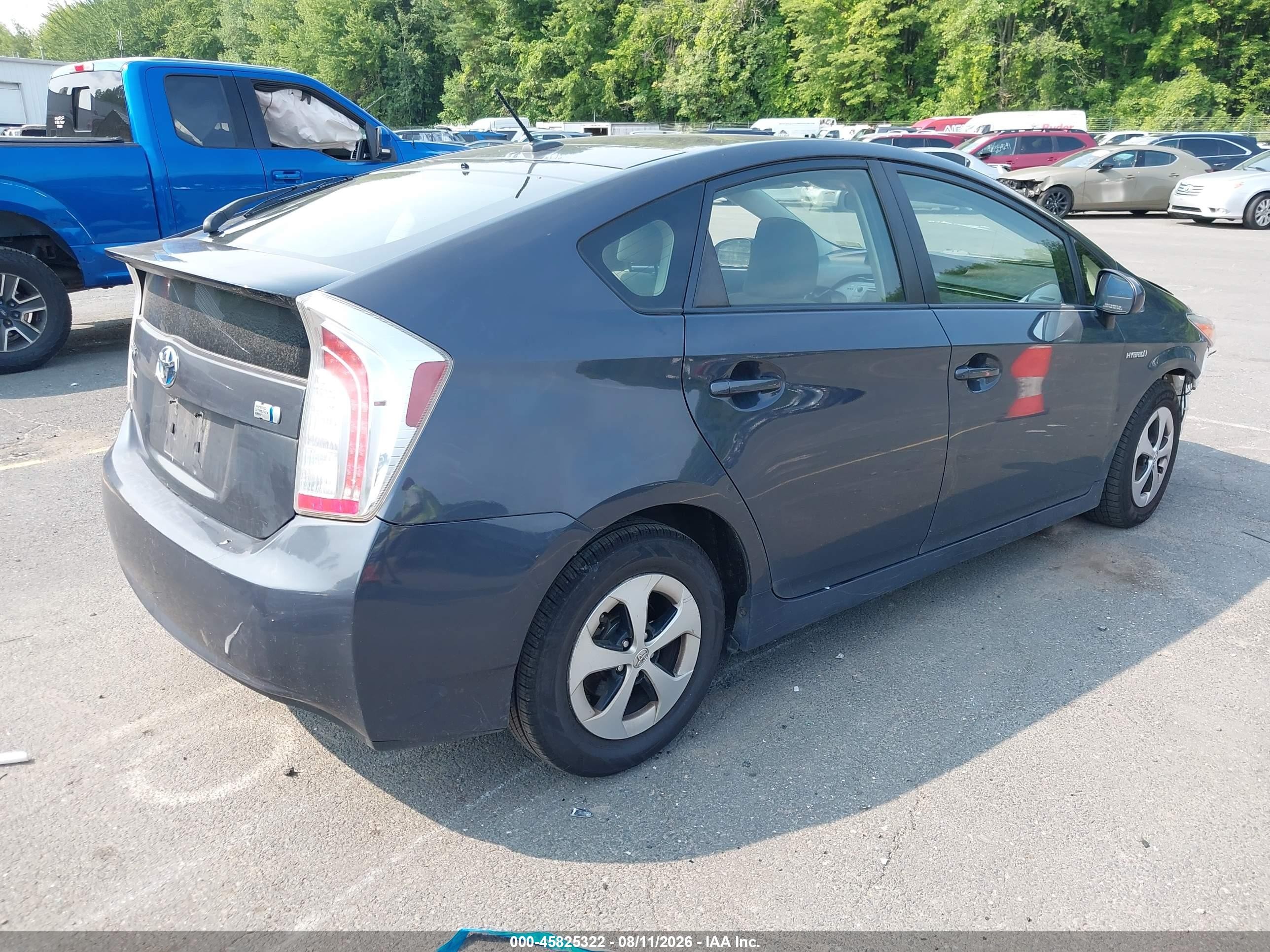 2015 Toyota Prius Three Gray vin: JTDKN3DUXF0398349