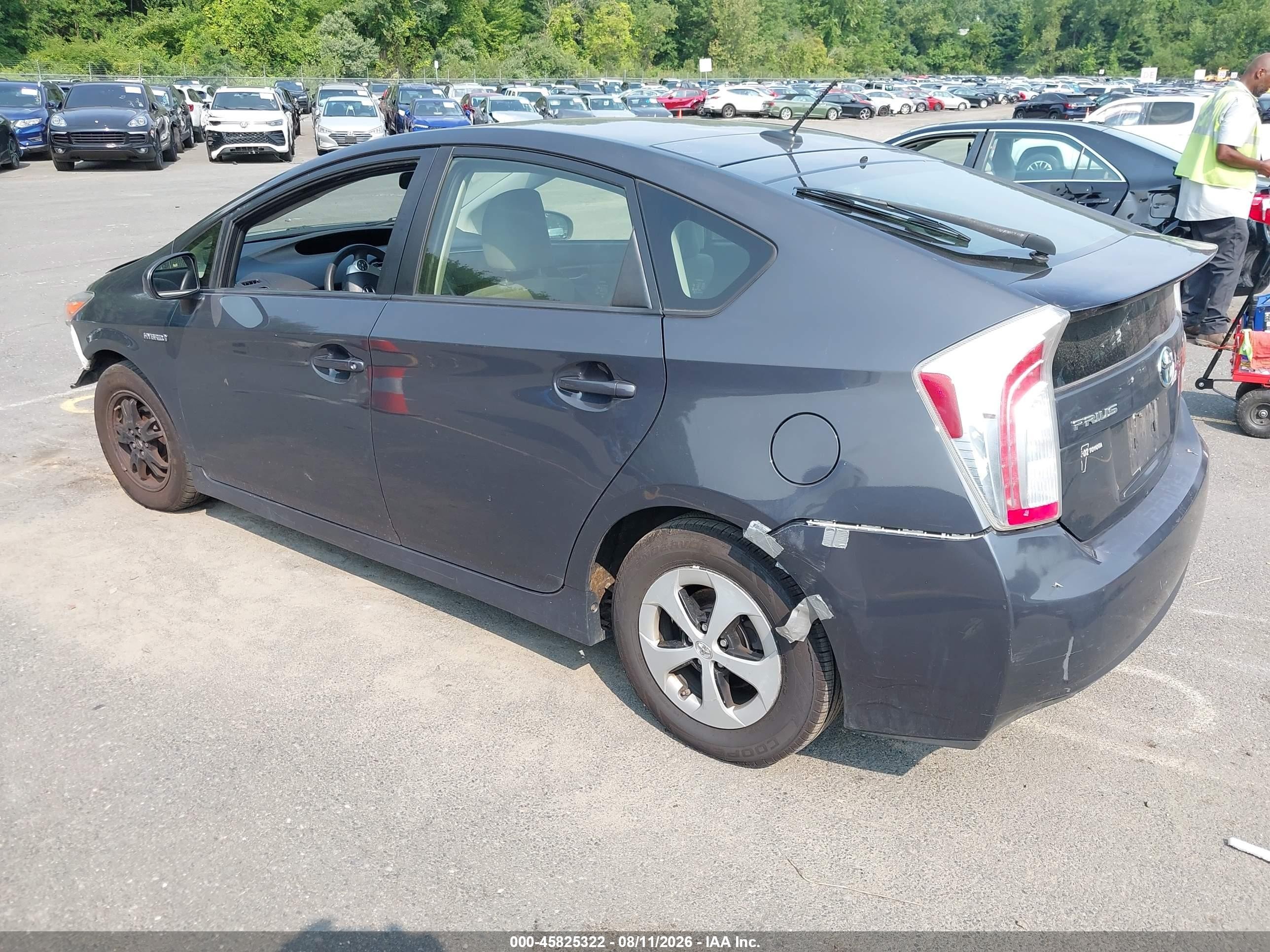 2015 Toyota Prius Three Gray vin: JTDKN3DUXF0398349