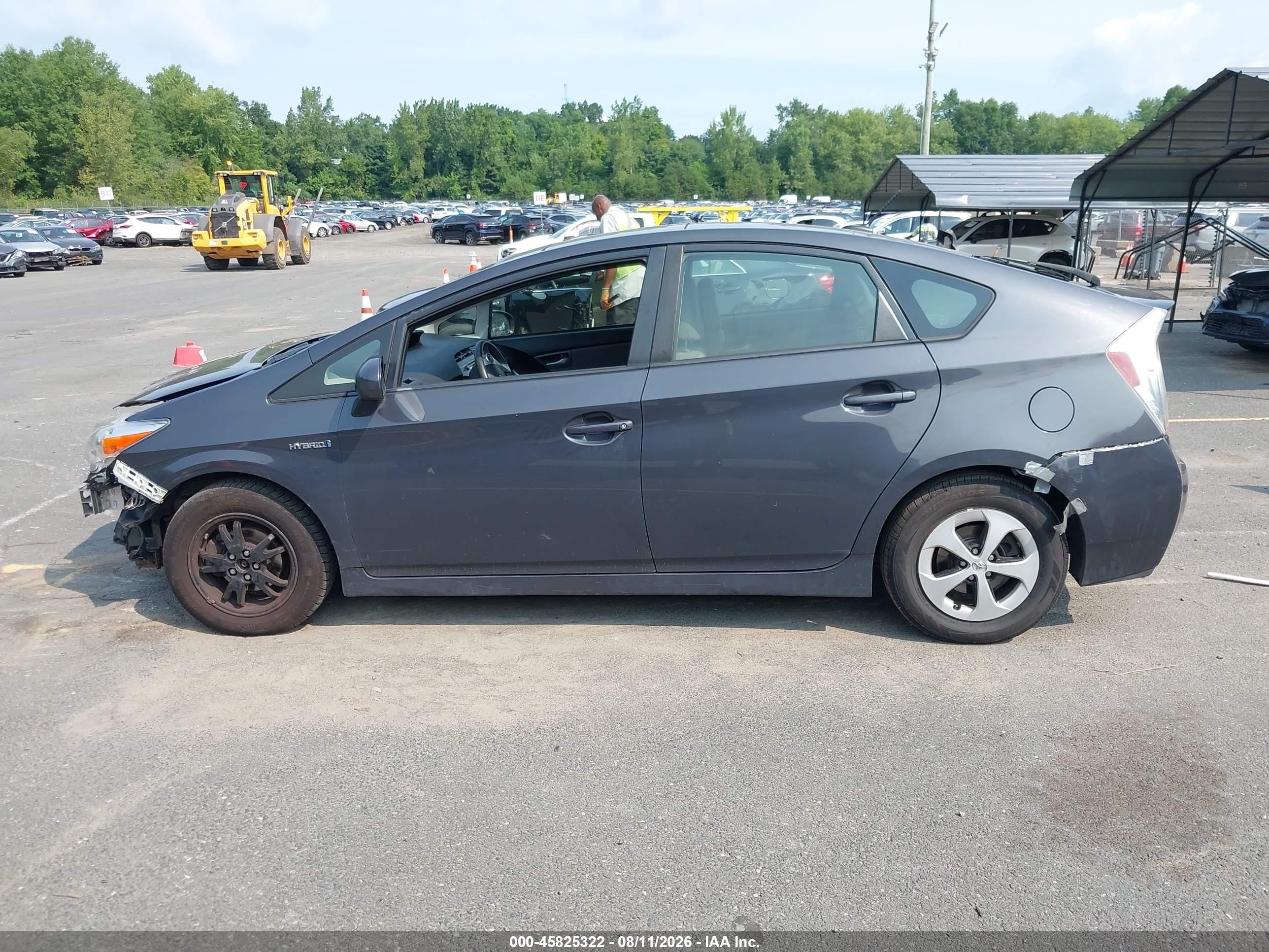 2015 Toyota Prius Three Gray vin: JTDKN3DUXF0398349