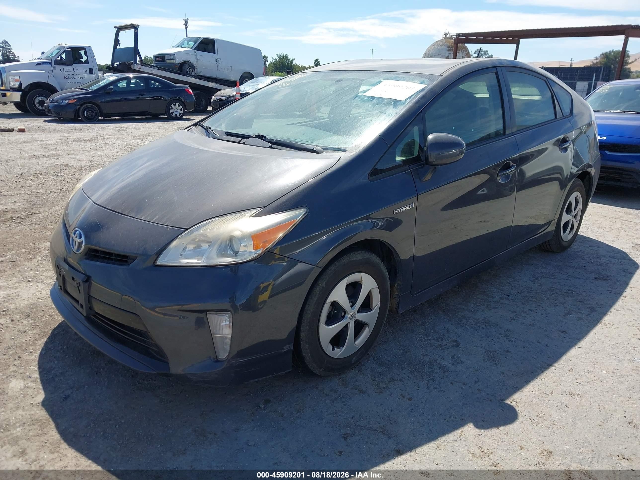 2015 Toyota Prius Two Серый vin: JTDKN3DUXF0413495