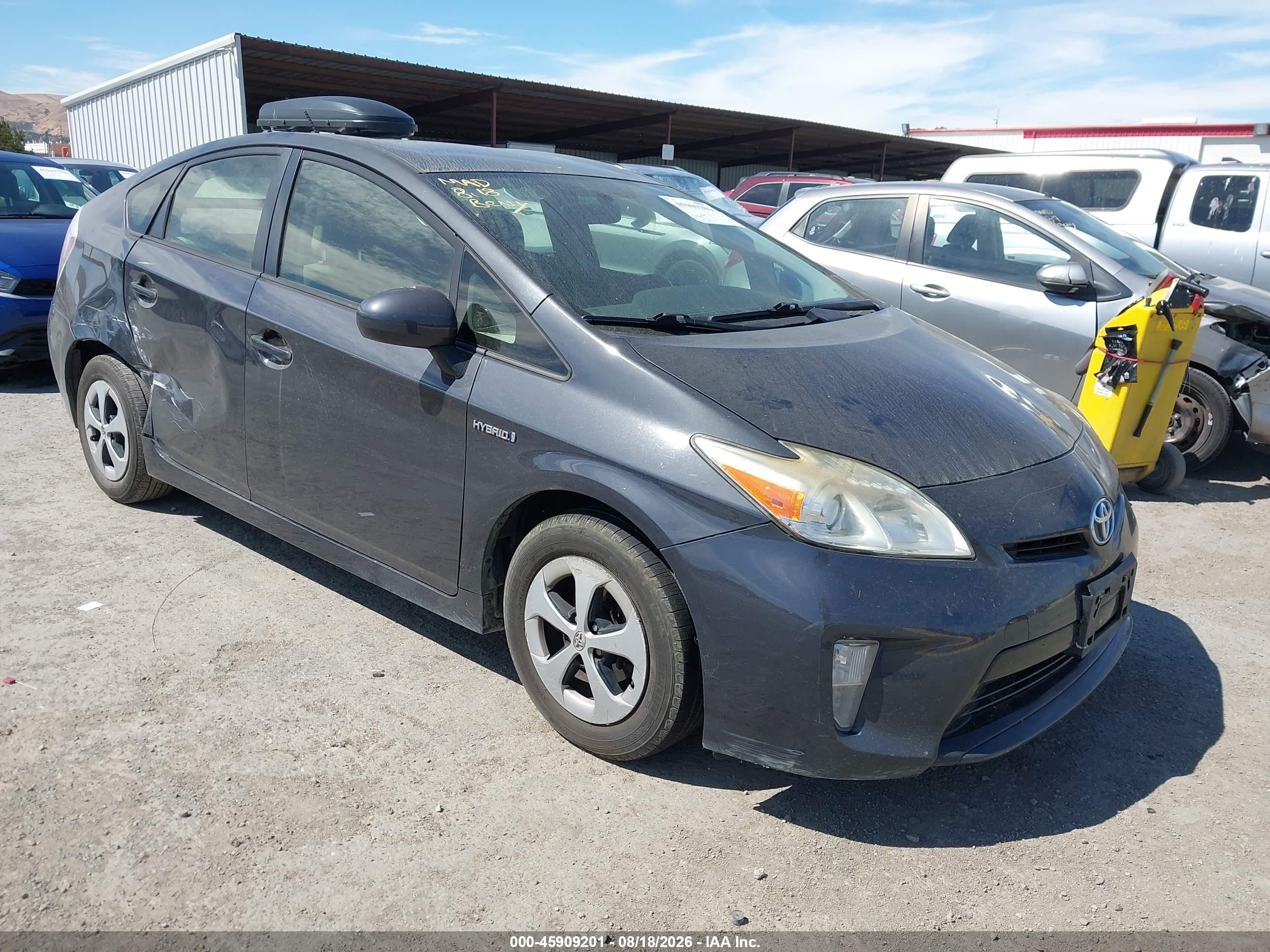 2015 Toyota Prius Two Gray vin: JTDKN3DUXF0413495