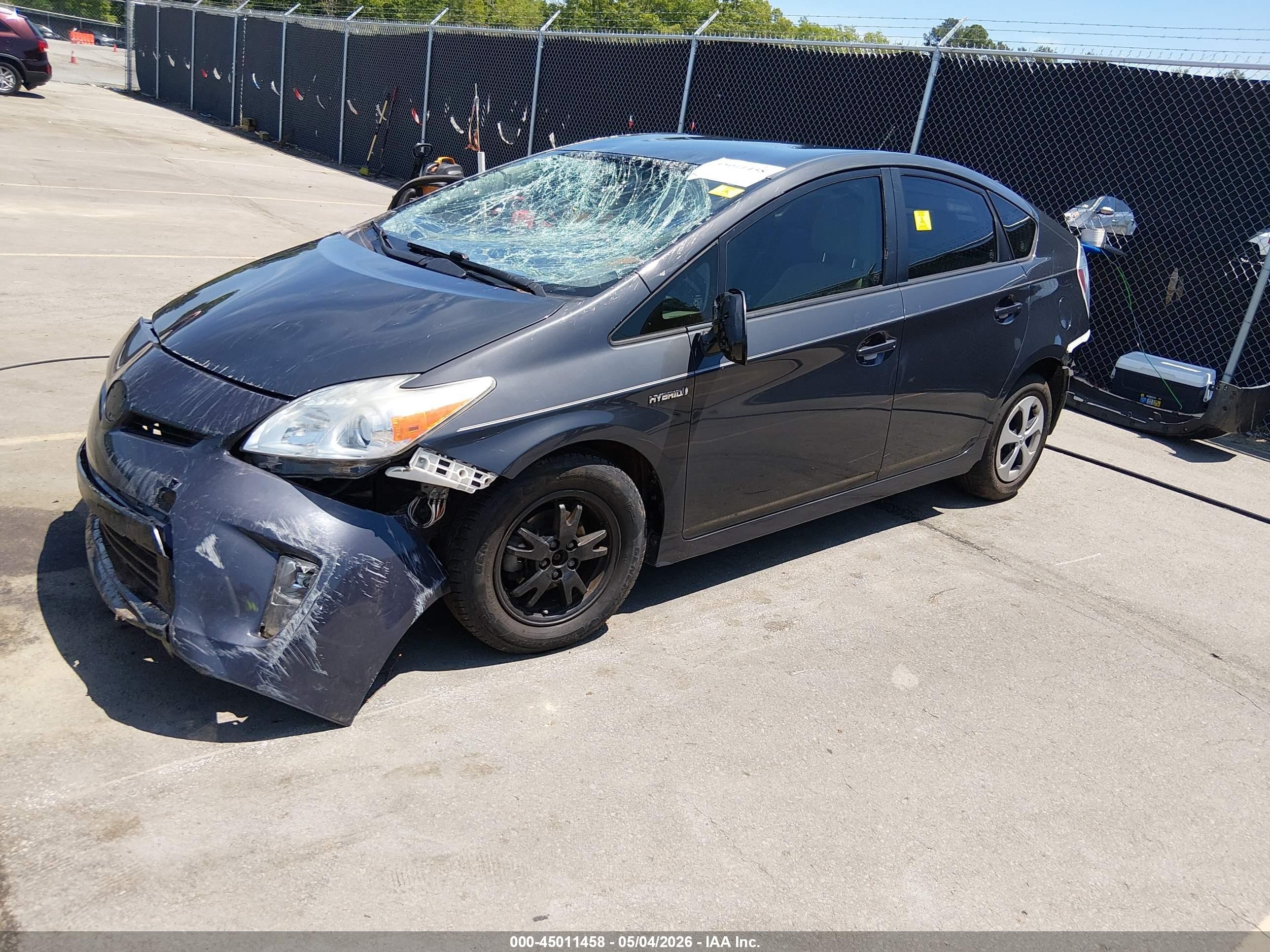 2015 Toyota Prius Two Gray vin: JTDKN3DUXF0422178