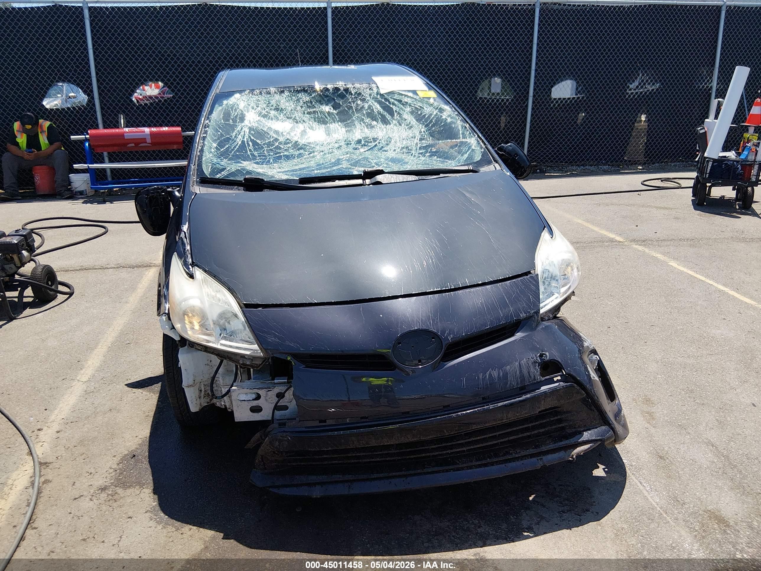 2015 Toyota Prius Two Gray vin: JTDKN3DUXF0422178