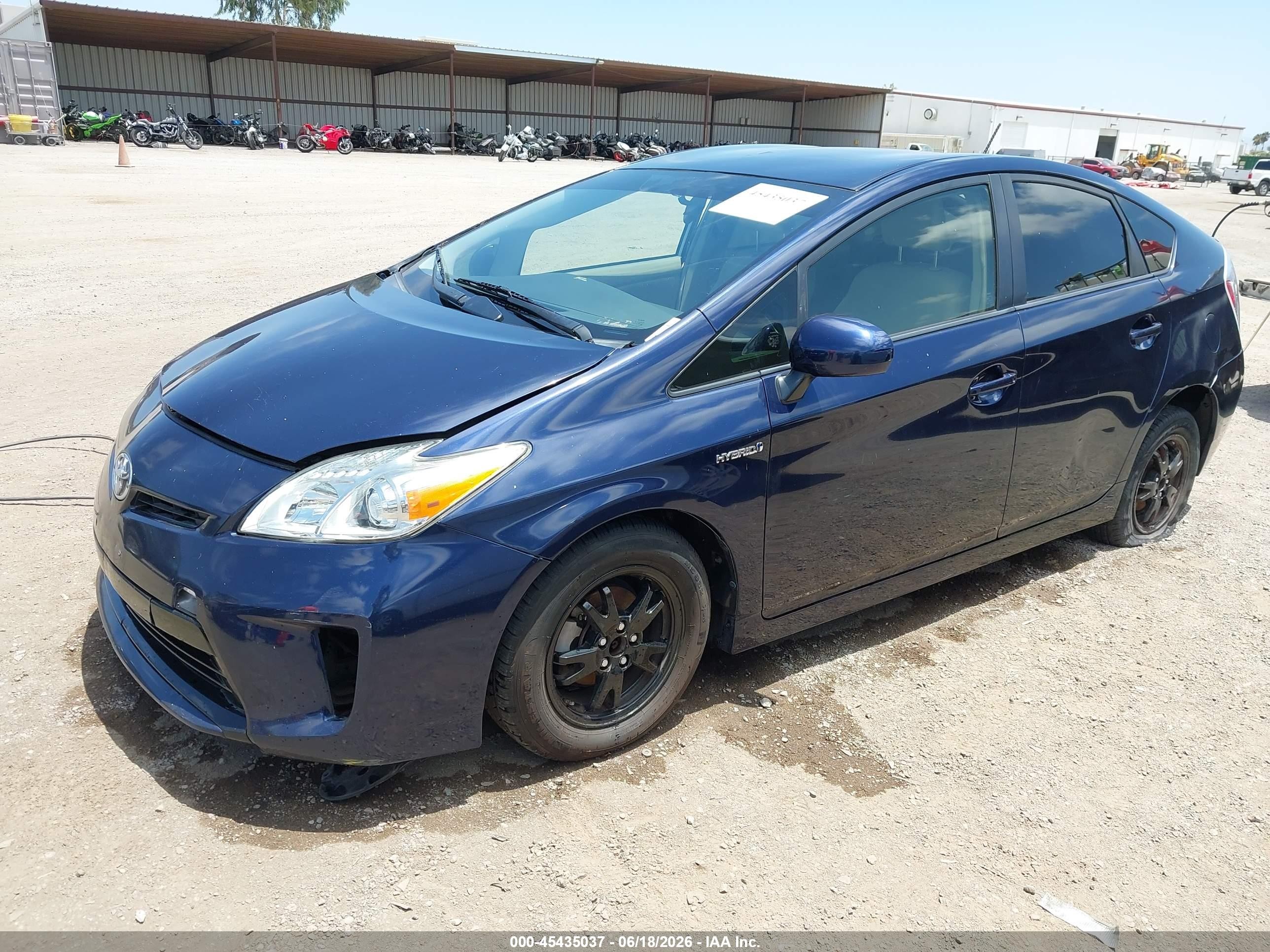 2015 Toyota Prius Three Blue vin: JTDKN3DUXF0436758
