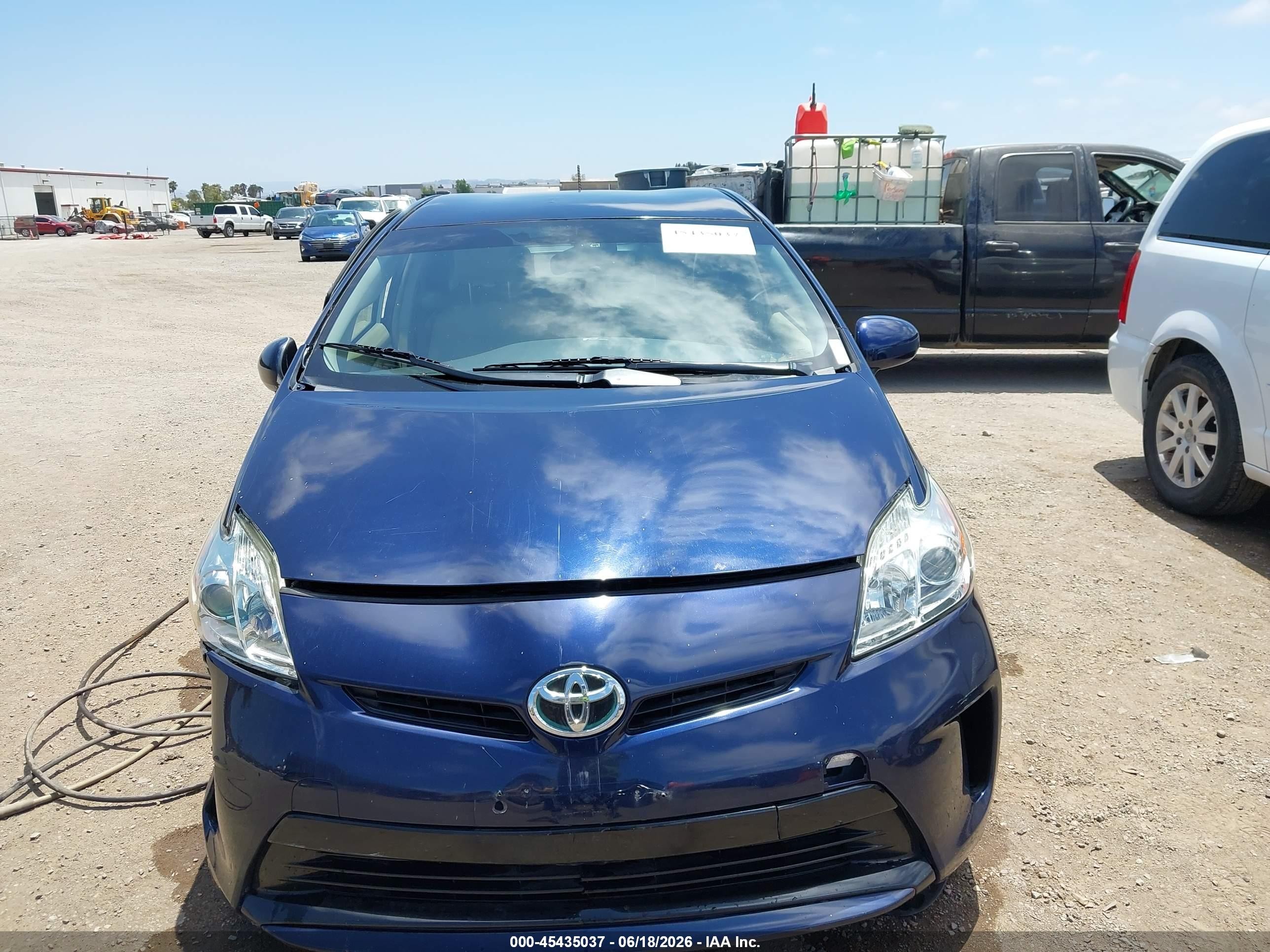 2015 Toyota Prius Three Blue vin: JTDKN3DUXF0436758