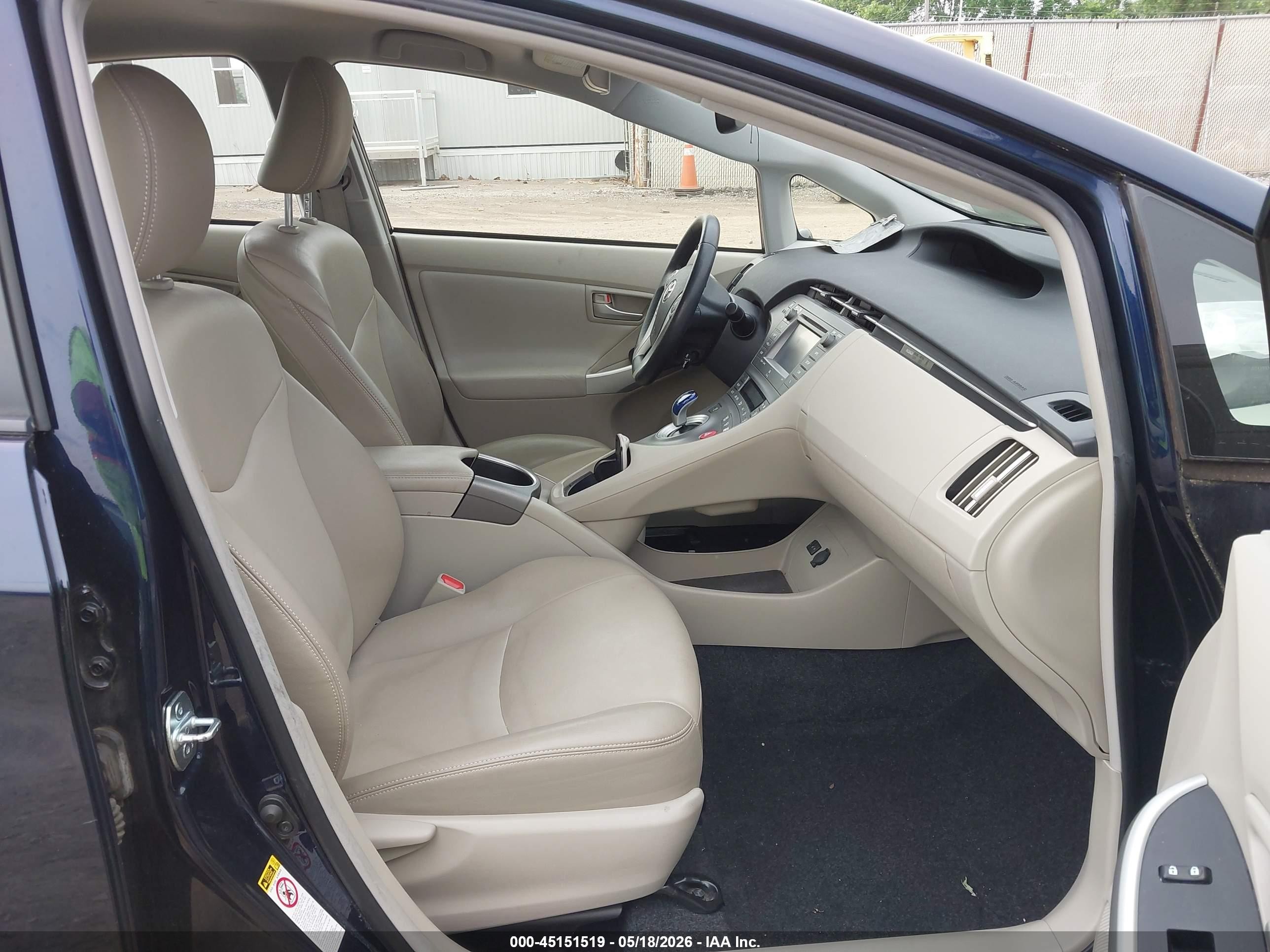 2015 Toyota Prius Five Blue vin: JTDKN3DUXF0443452