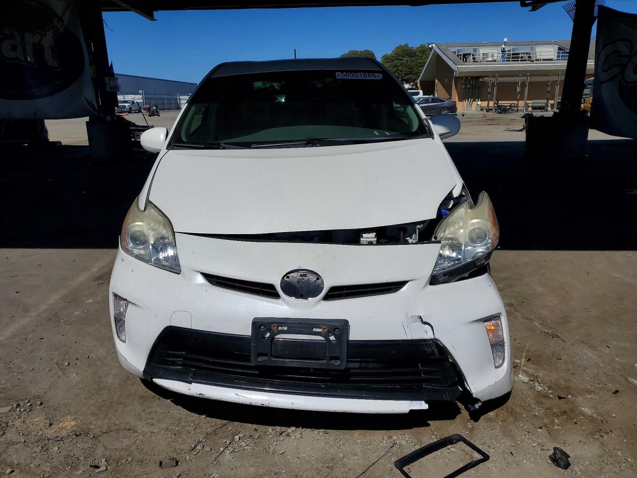 2015 Toyota Prius Two White vin: JTDKN3DUXF0444732