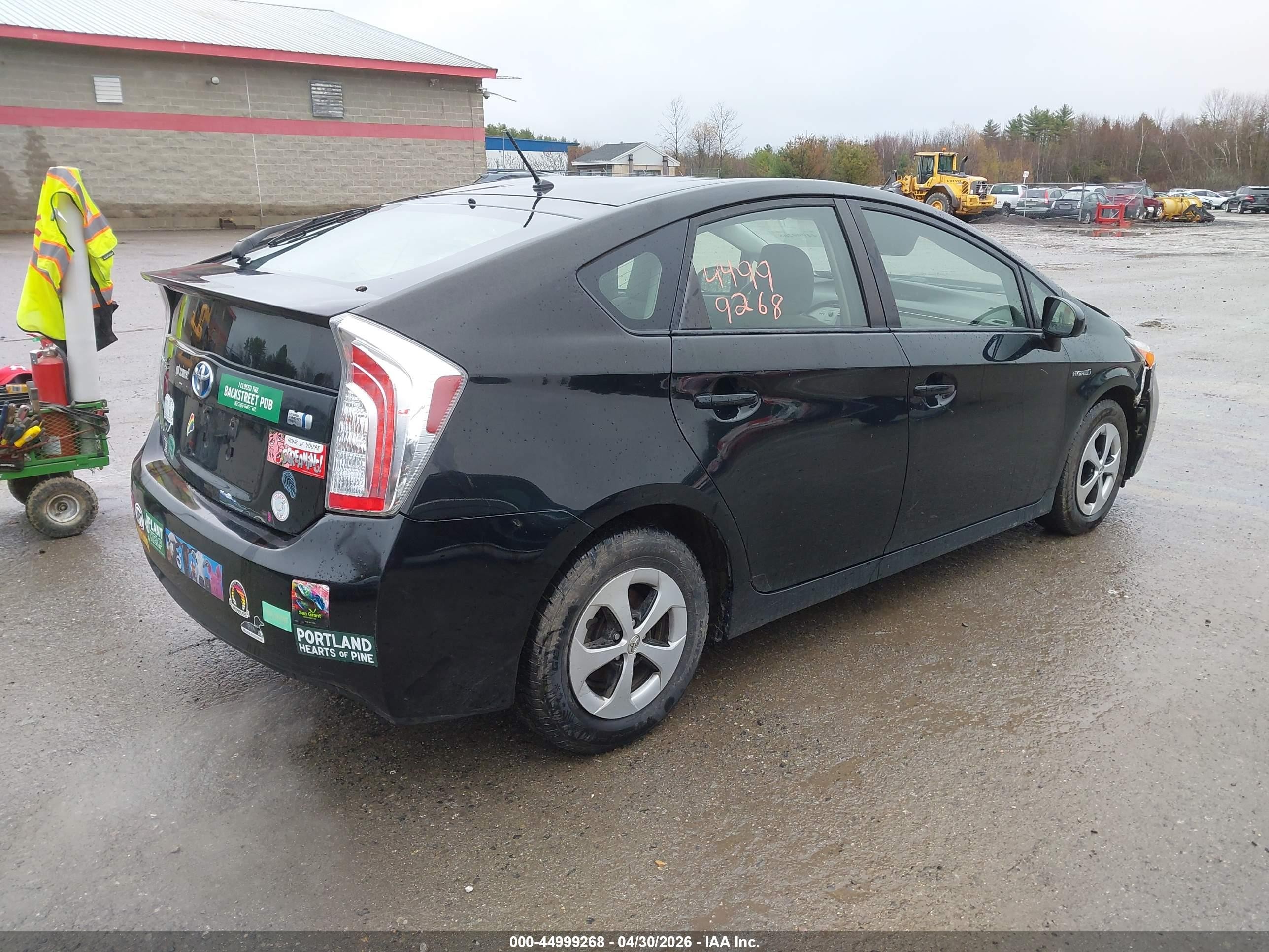 2015 Toyota Prius Two Black vin: JTDKN3DUXF0444925