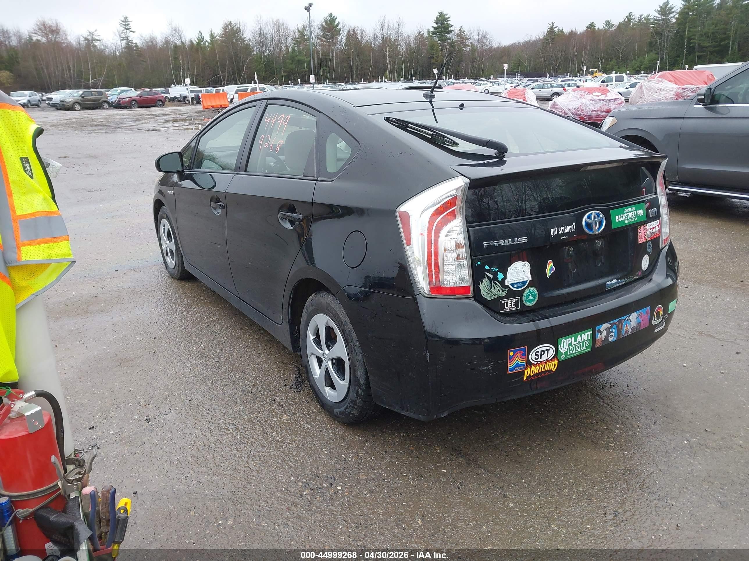 2015 Toyota Prius Two Black vin: JTDKN3DUXF0444925